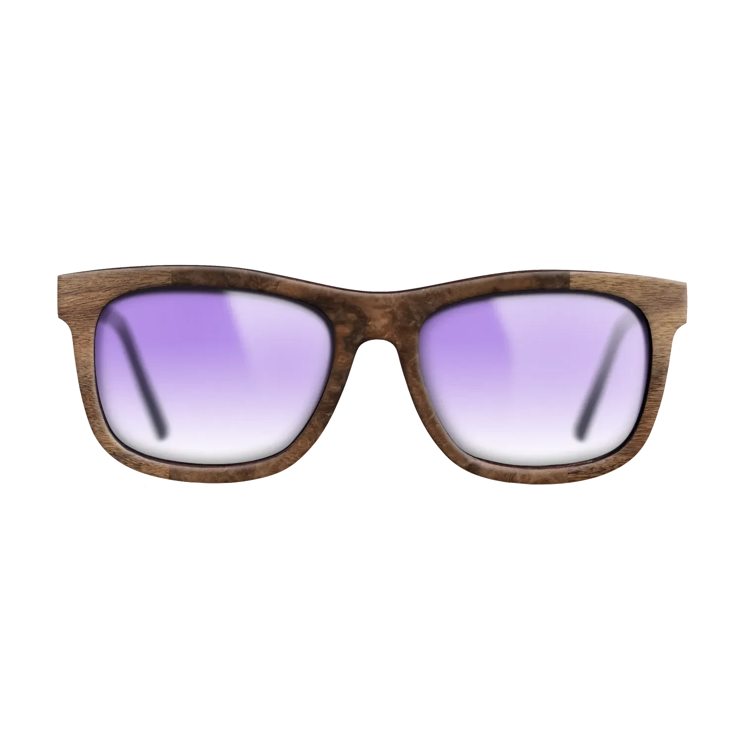 Walnut Claro Dark,Walnut Burl: Bauhaus - The Hero - Square - SIRIS wood optic