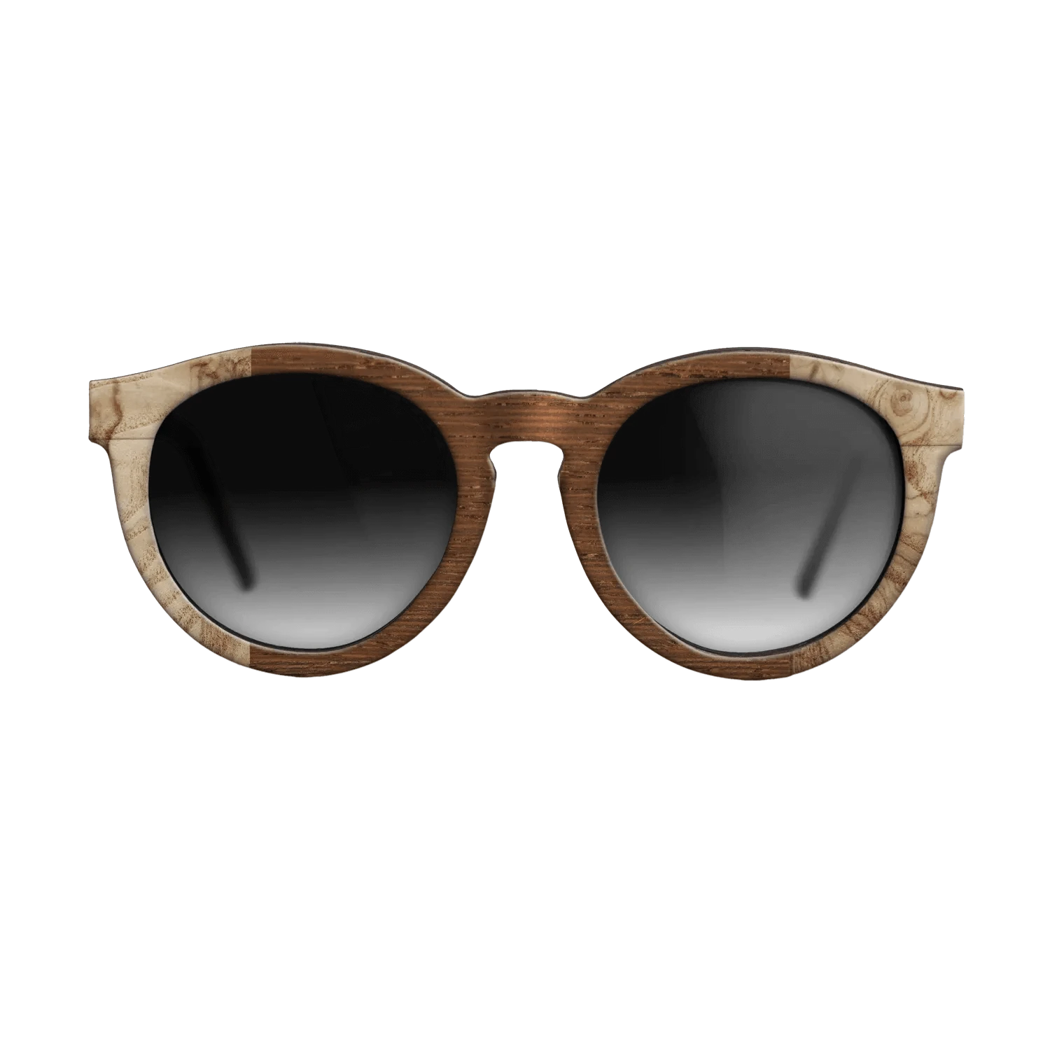 Olive Burl,Wenge: Bauhaus - The Rebel - Round - SIRIS wood optic