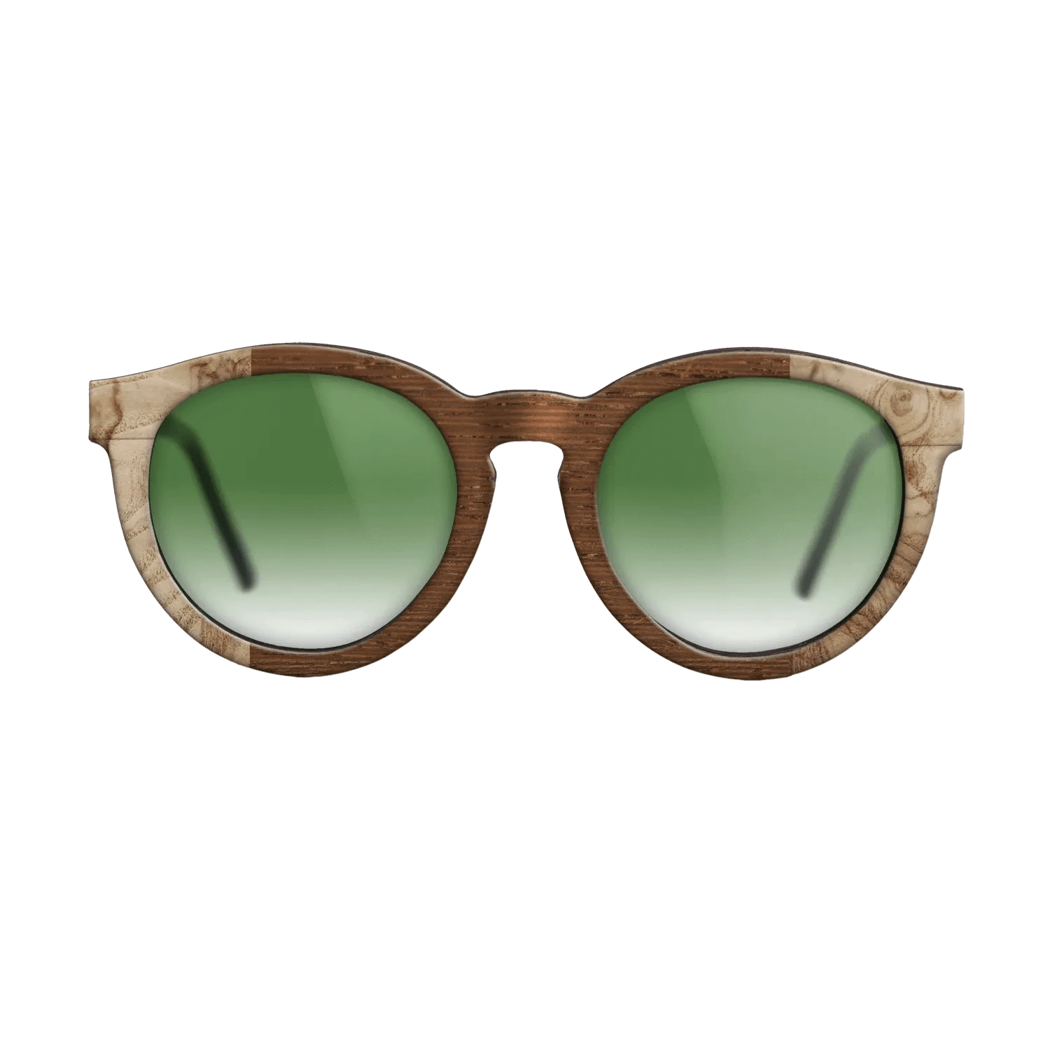 Olive Burl,Wenge: Bauhaus - The Rebel - Round - SIRIS wood optic