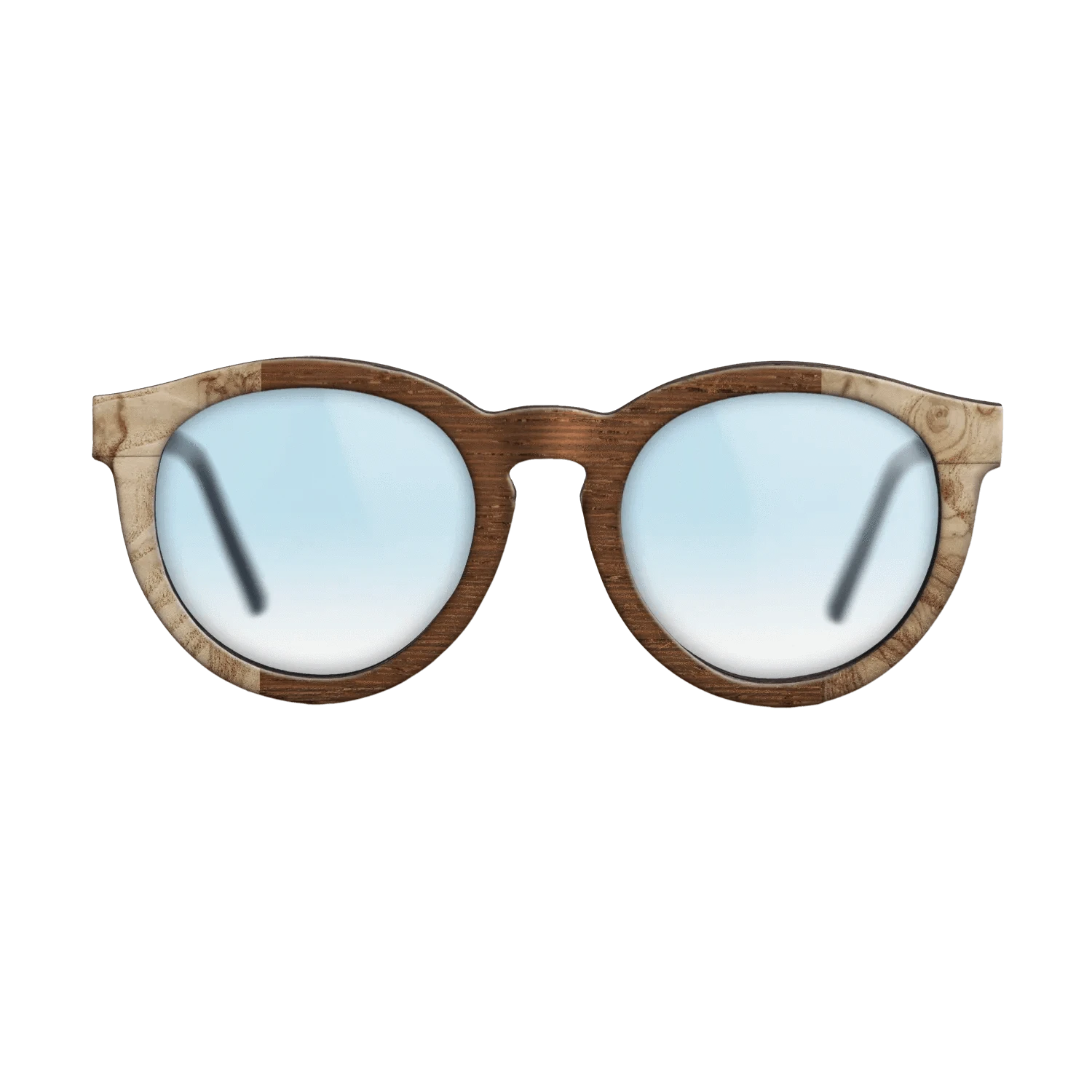 Olive Burl,Wenge: Bauhaus - The Rebel - Round - SIRIS wood optic