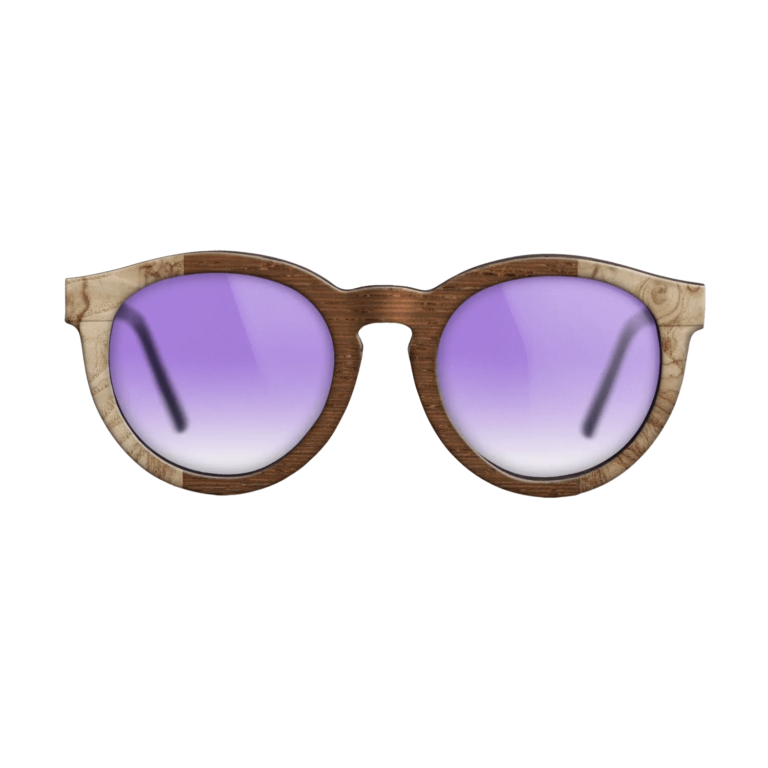 Olive Burl,Wenge: Bauhaus - The Rebel - Round - SIRIS wood optic