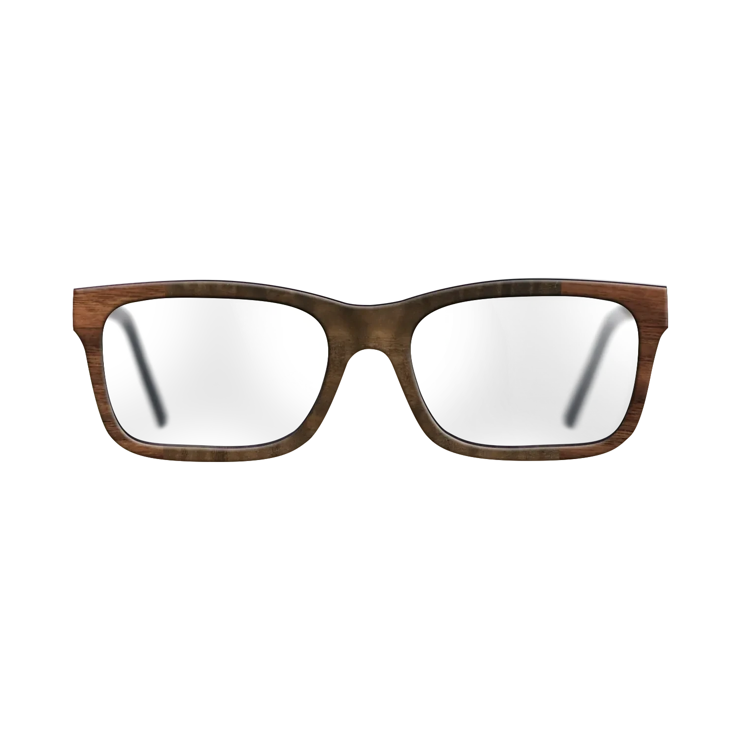 Walnut Burl,Walnut Claro Dark: Bauhaus - The Sage - Rectangle - SIRIS wood optic