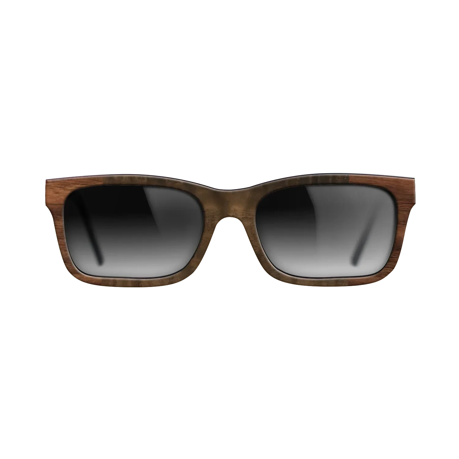 Walnut Burl,Walnut Claro Dark: Bauhaus - The Sage - Rectangle - SIRIS wood optic