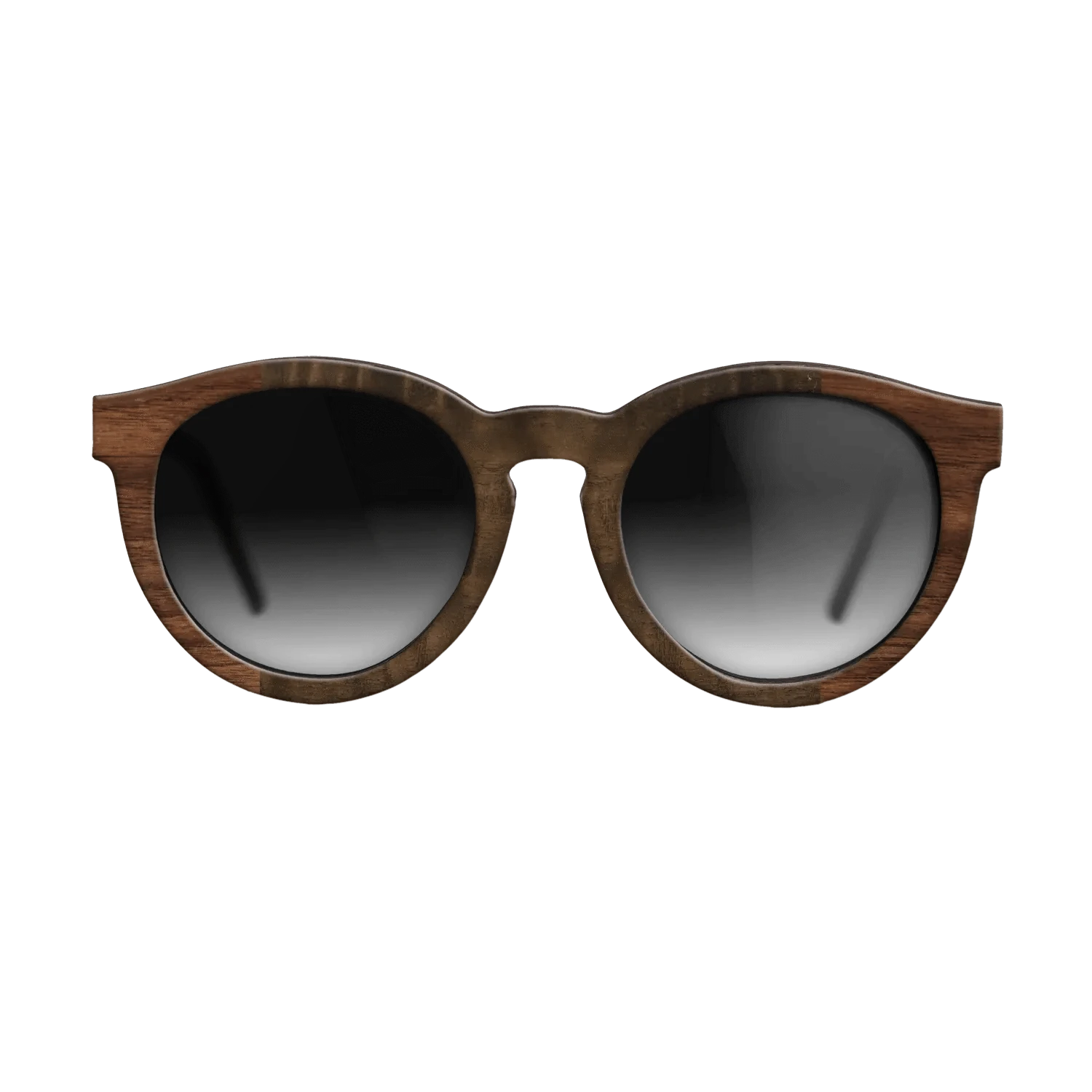 Walnut Burl,Walnut Claro Dark: Bauhaus - The Rebel - Round - SIRIS wood optic