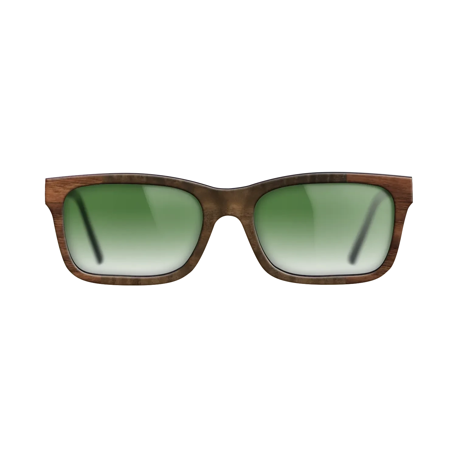 Walnut Burl,Walnut Claro Dark: Bauhaus - The Sage - Rectangle - SIRIS wood optic