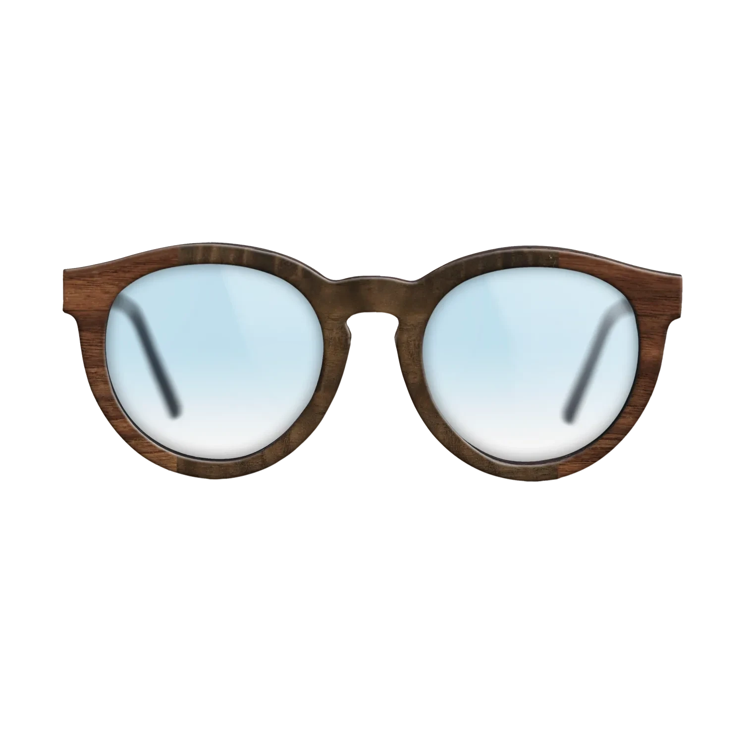 Walnut Burl,Walnut Claro Dark: Bauhaus - The Rebel - Round - SIRIS wood optic