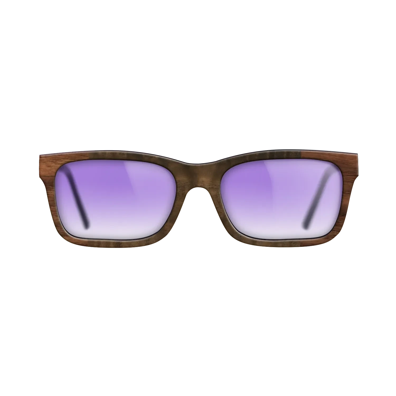 Walnut Burl,Walnut Claro Dark: Bauhaus - The Sage - Rectangle - SIRIS wood optic