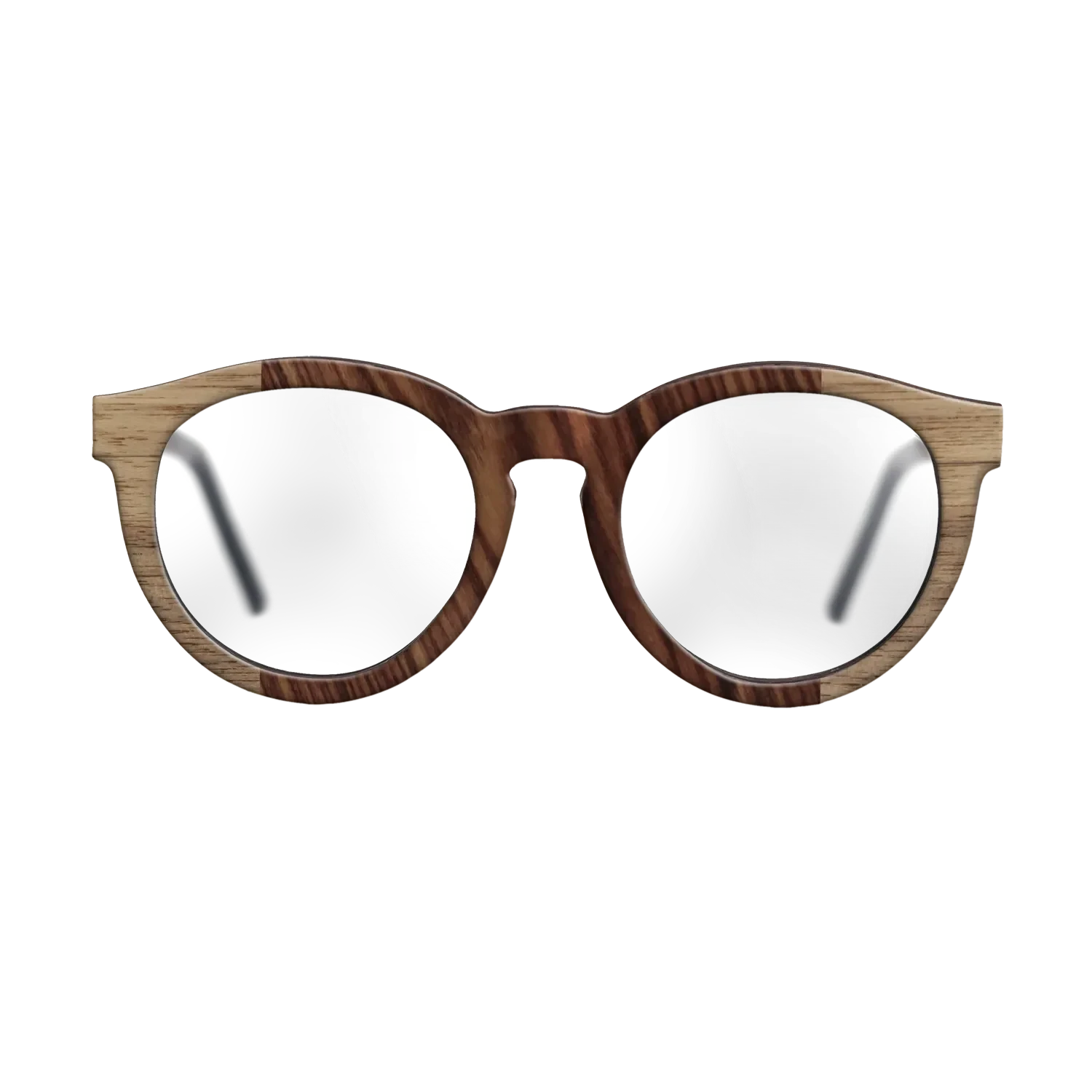 Walnut: Straight Grain,Kingwood: Bauhaus - The Rebel - Round - SIRIS wood optic