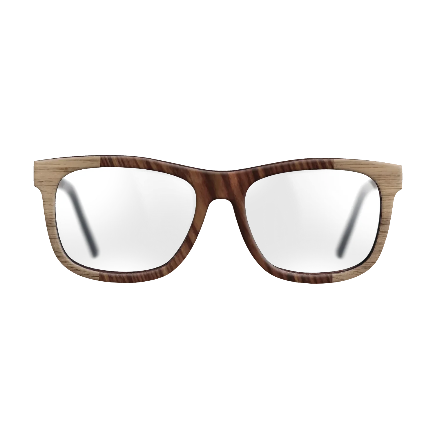 Walnut: Straight Grain,Kingwood: Bauhaus - The Hero - Square - SIRIS wood optic