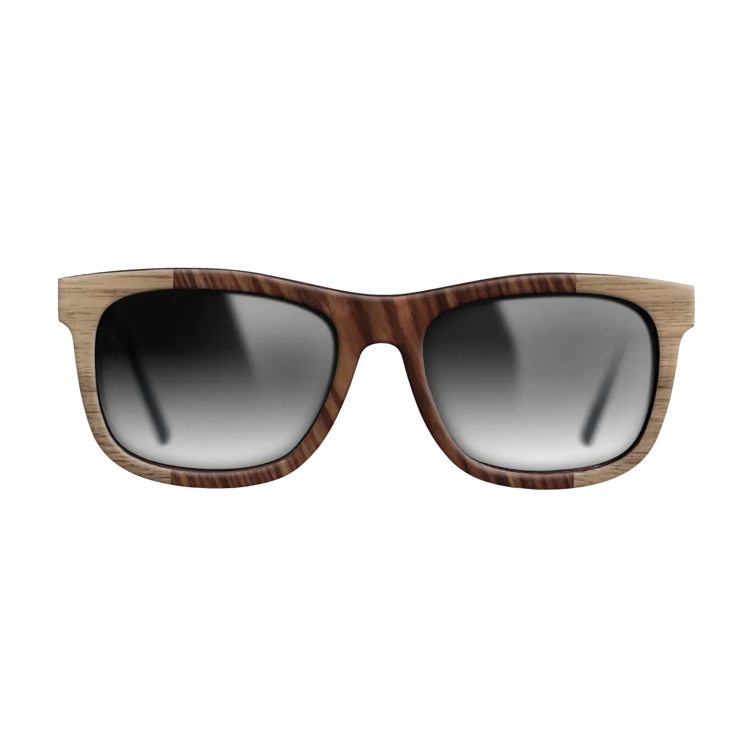 Walnut: Straight Grain,Kingwood: Bauhaus - The Hero - Square - SIRIS wood optic