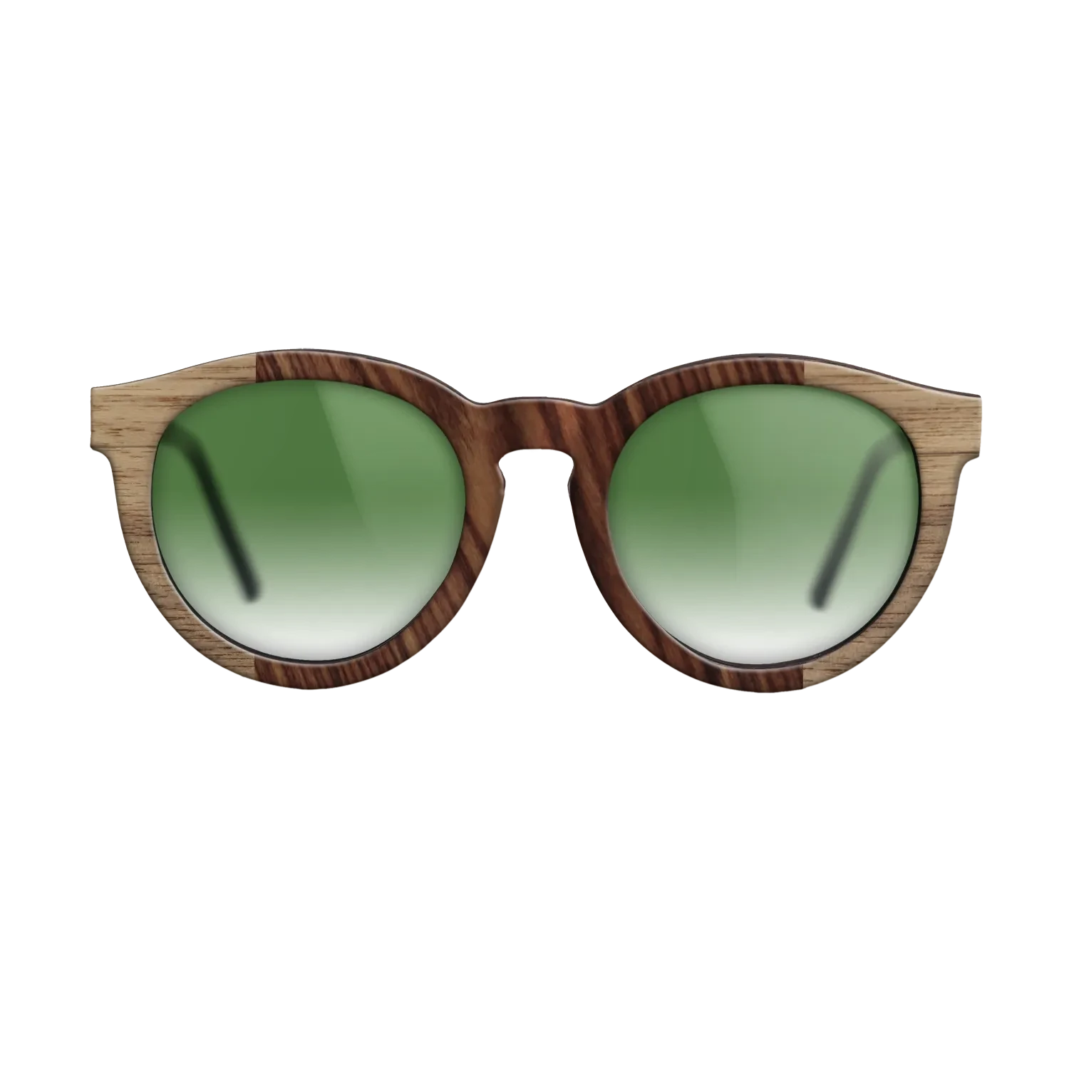 Walnut: Straight Grain,Kingwood: Bauhaus - The Rebel - Round - SIRIS wood optic