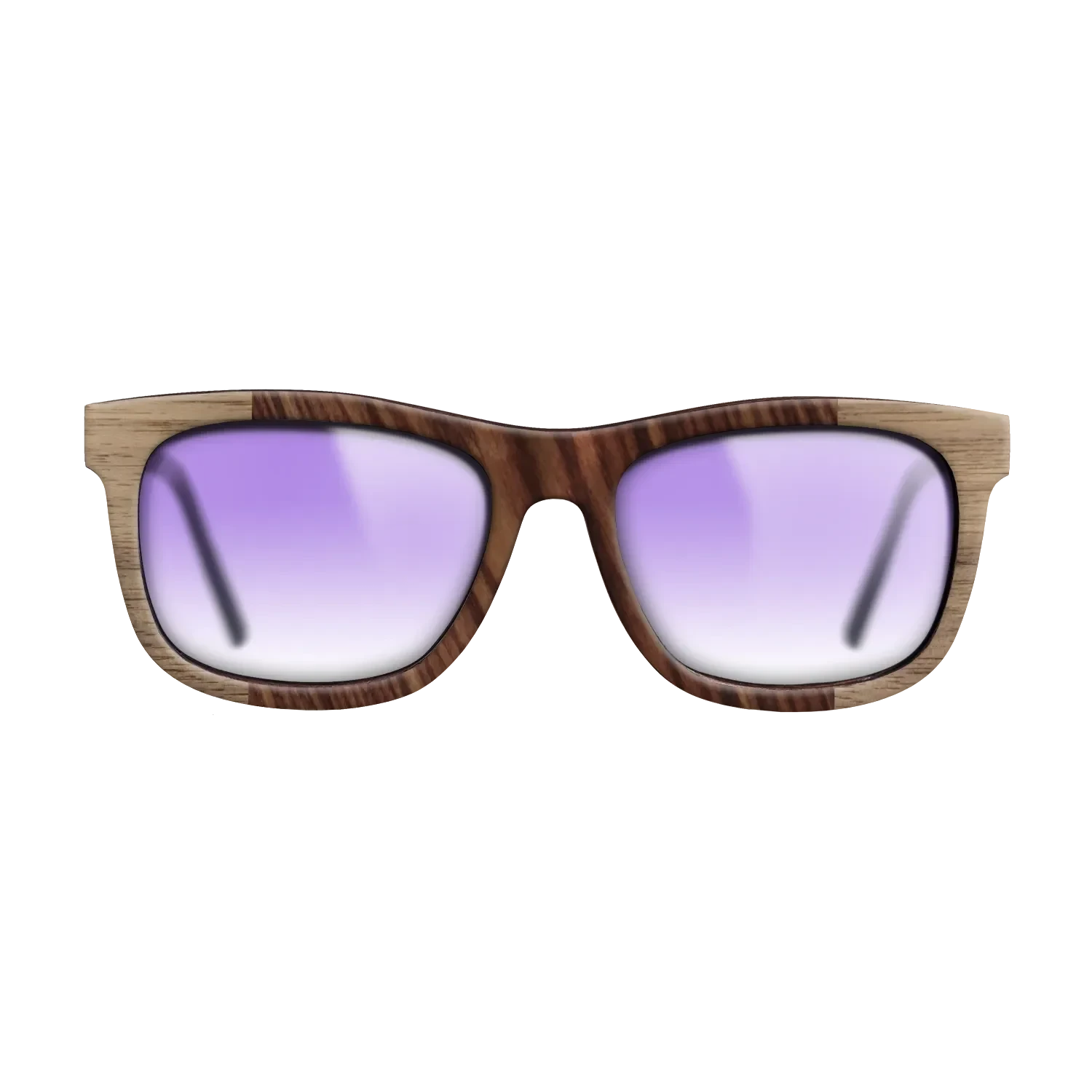 Walnut: Straight Grain,Kingwood: Bauhaus - The Hero - Square - SIRIS wood optic