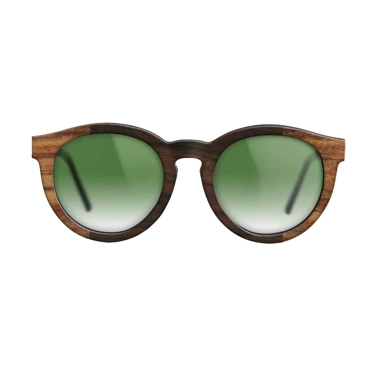 Ziricote Dark Quartered,Santos Rosewood Light: Bauhaus - The Rebel - Round - SIRIS wood optic