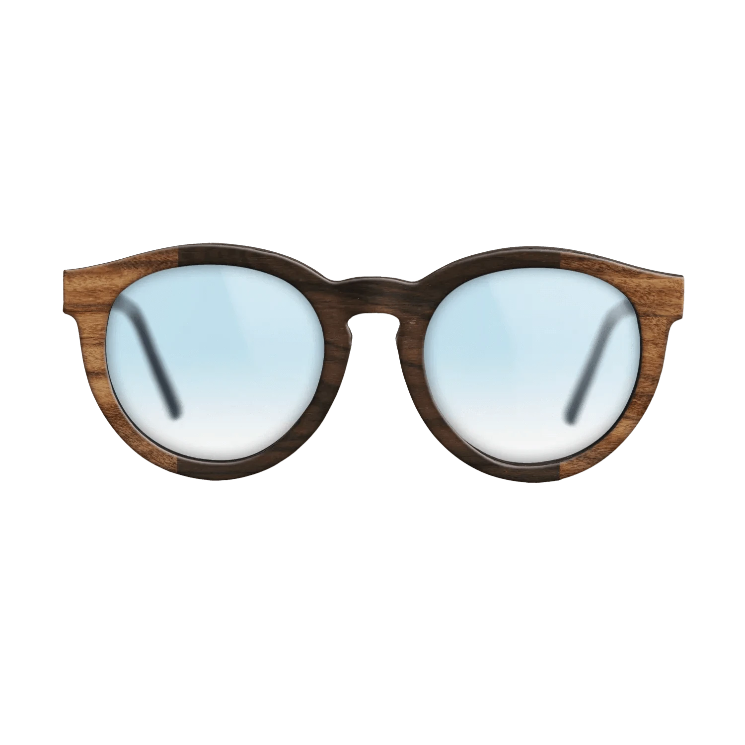 Ziricote Dark Quartered,Santos Rosewood Light: Bauhaus - The Rebel - Round - SIRIS wood optic