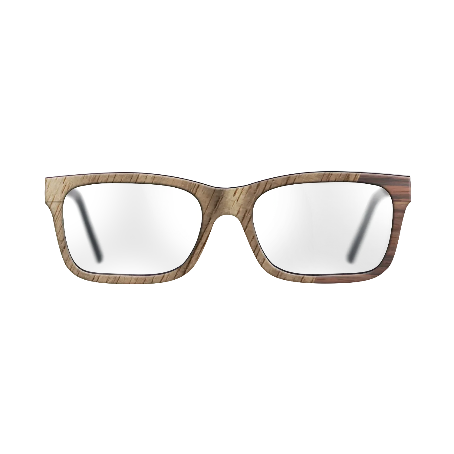 Walnut: Straight Grain,Rosewood Reconstituted: Dicut - The Sage - Rectangle - SIRIS wood optic