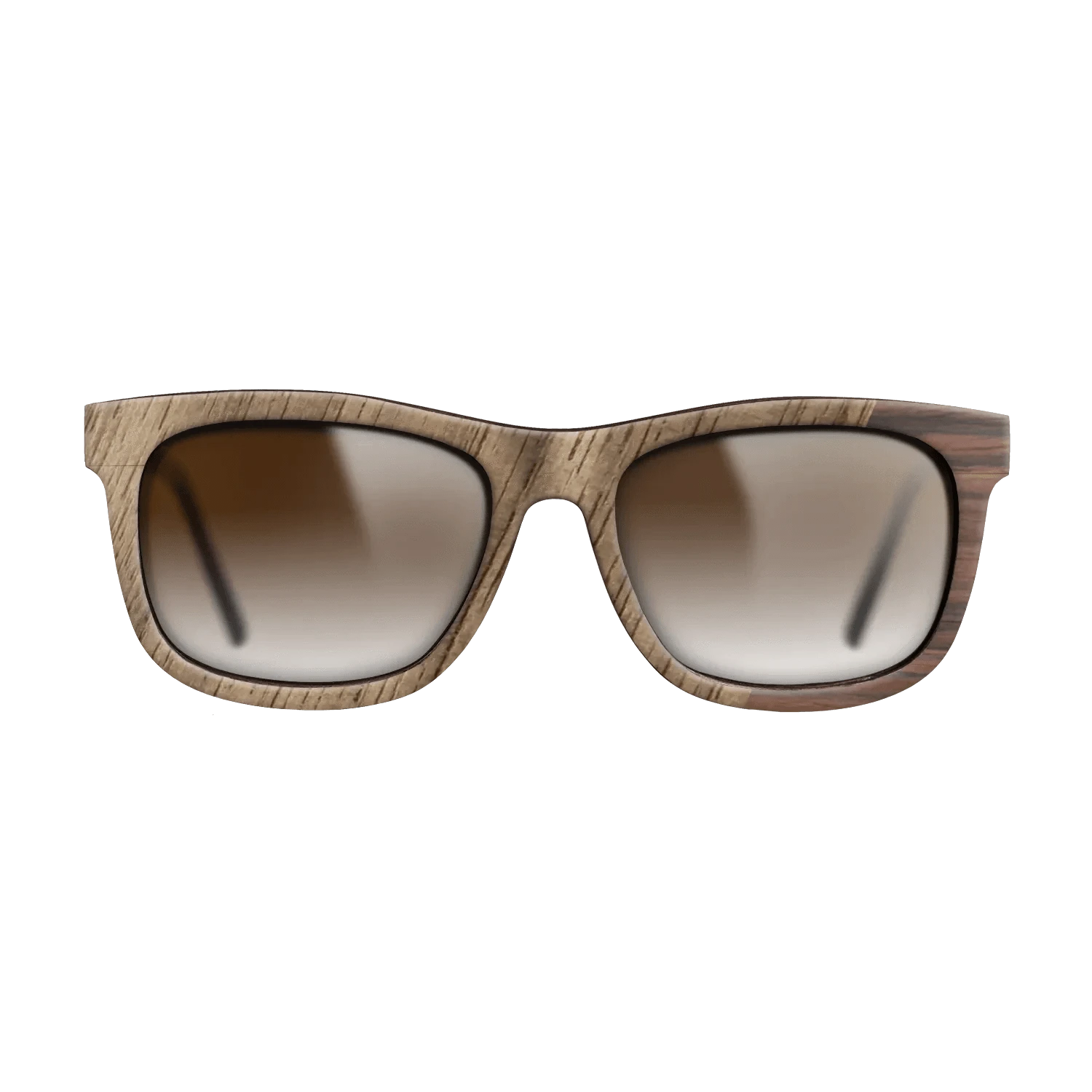 Walnut: Straight Grain,Rosewood Reconstituted: Dicut - The Hero - Square - SIRIS wood optic