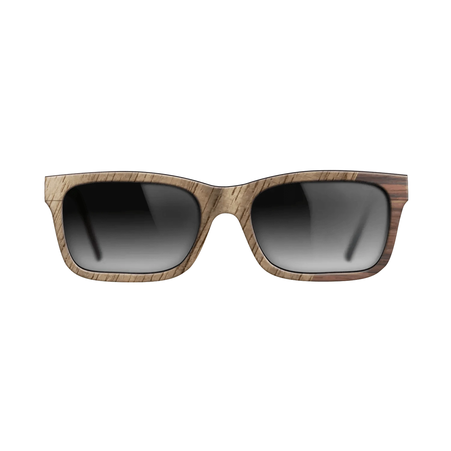 Walnut: Straight Grain,Rosewood Reconstituted: Dicut - The Sage - Rectangle - SIRIS wood optic