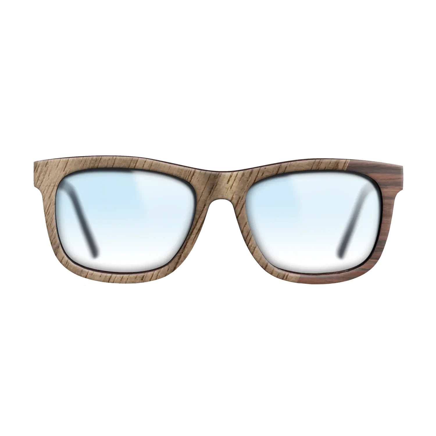 Walnut: Straight Grain,Rosewood Reconstituted: Dicut - The Hero - Square - SIRIS wood optic