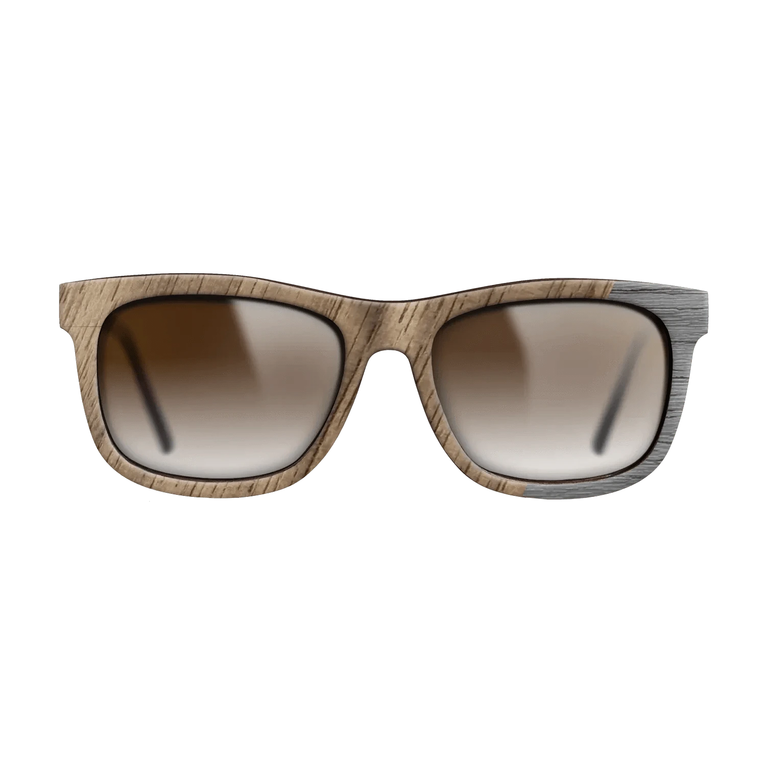 Walnut: Straight Grain,Poplar Dyed: Grey: Dicut - The Hero - Square - SIRIS wood optic