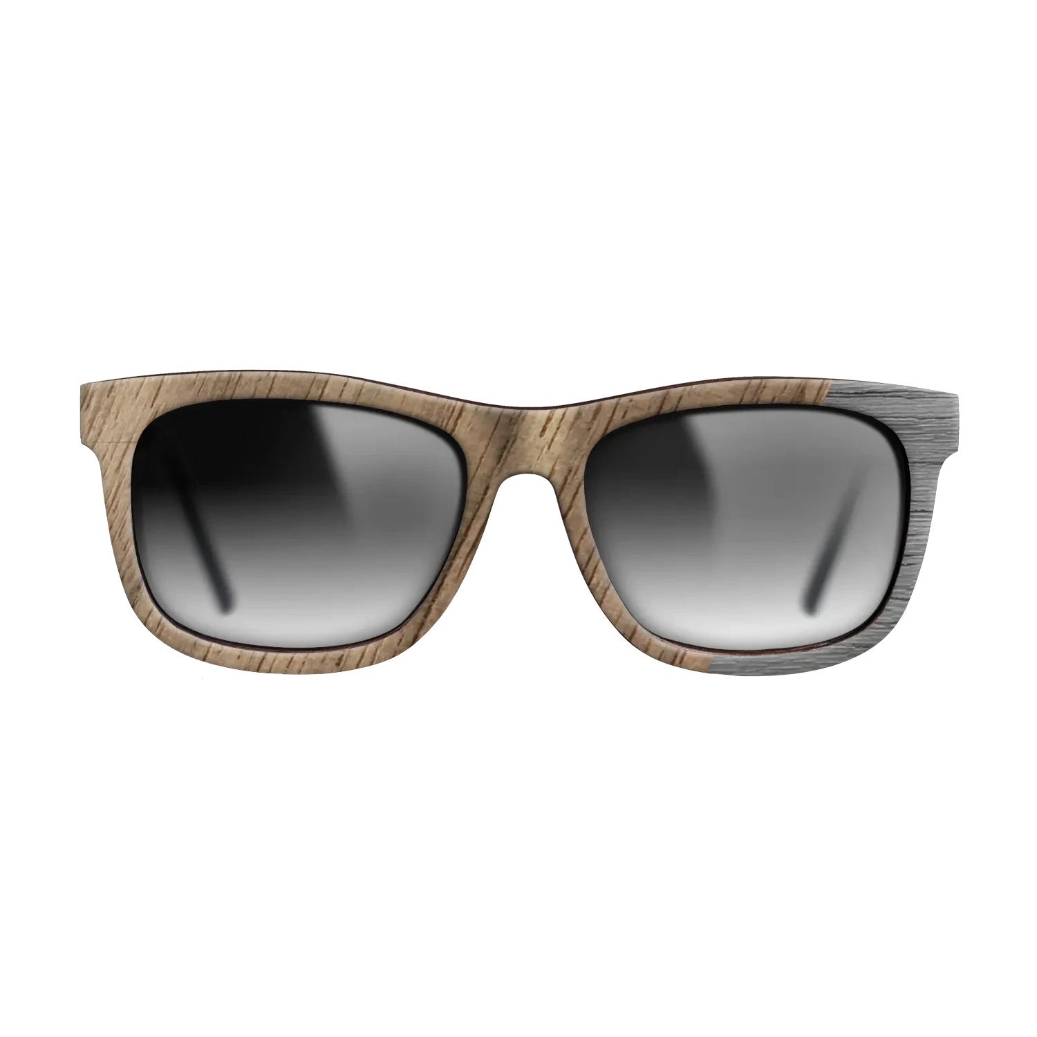 Walnut: Straight Grain,Poplar Dyed: Grey: Dicut - The Hero - Square - SIRIS wood optic