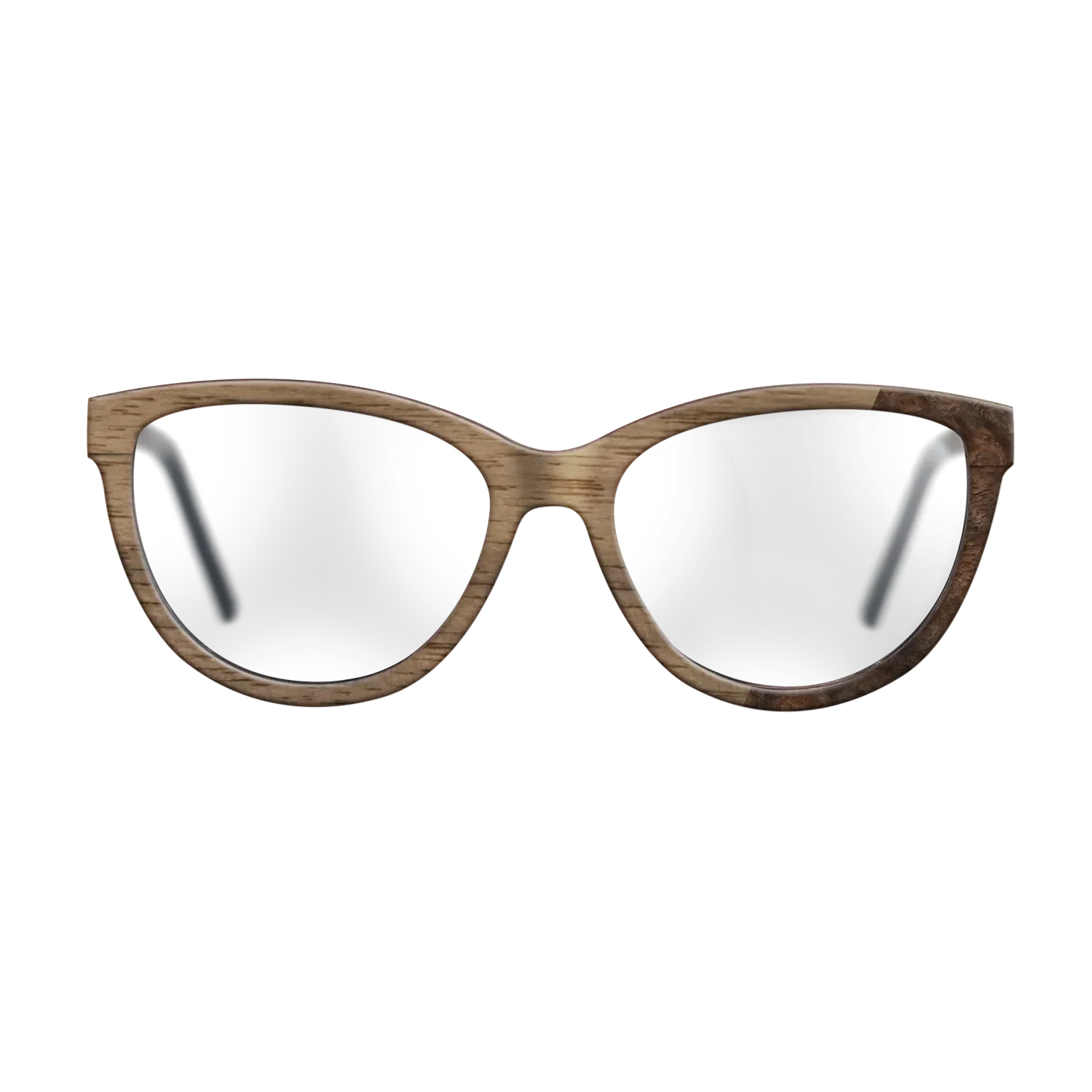 Walnut: Straight Grain,Walnut Burl: Dicut - The Maiden - Cat - SIRIS wood optic