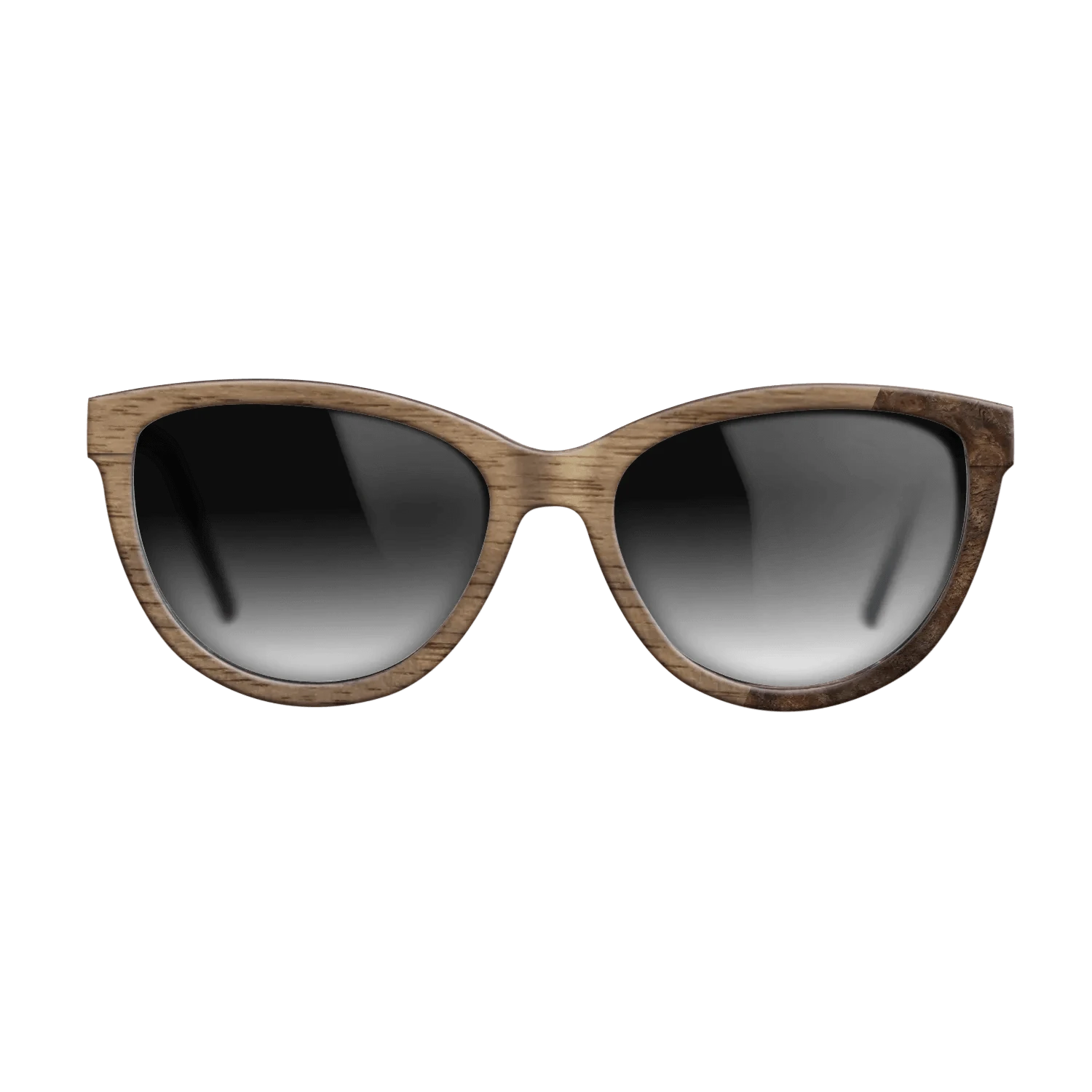 Walnut: Straight Grain,Walnut Burl: Dicut - The Maiden - Cat - SIRIS wood optic