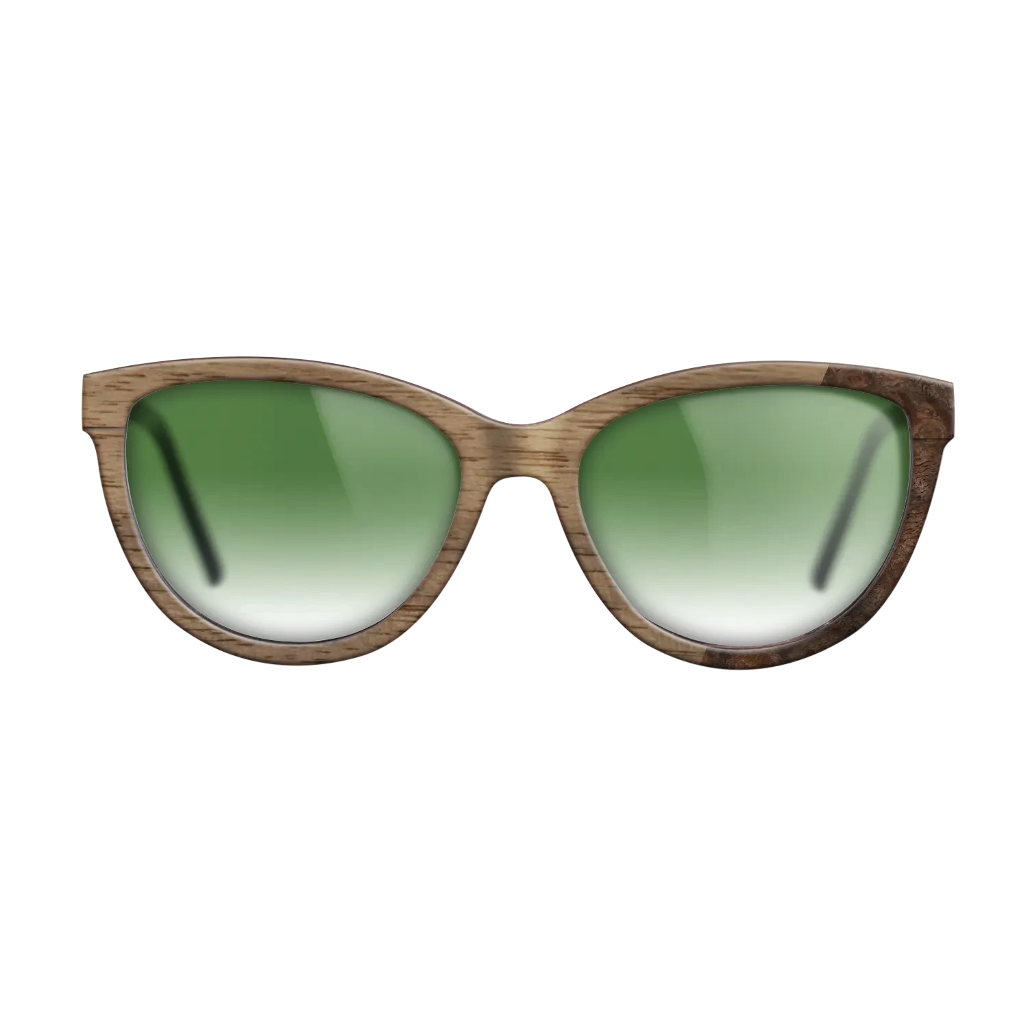 Walnut: Straight Grain,Walnut Burl: Dicut - The Maiden - Cat - SIRIS wood optic