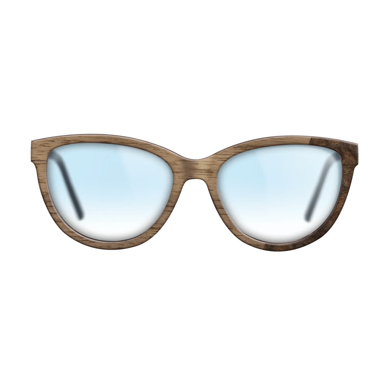 Walnut: Straight Grain,Walnut Burl: Dicut - The Maiden - Cat - SIRIS wood optic