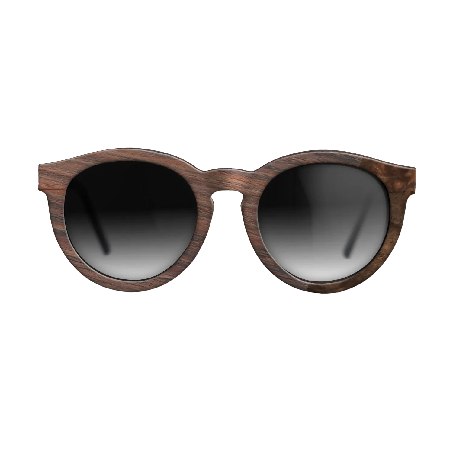 Rosewood Reconstituted,Walnut Burl: Dicut - The Rebel - Round - SIRIS wood optic