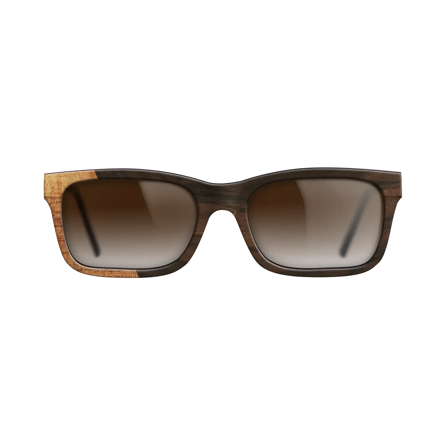 Koa,Ziricote Dark Quartered: Bauhaus - The Sage - Rectangle - SIRIS wood optic