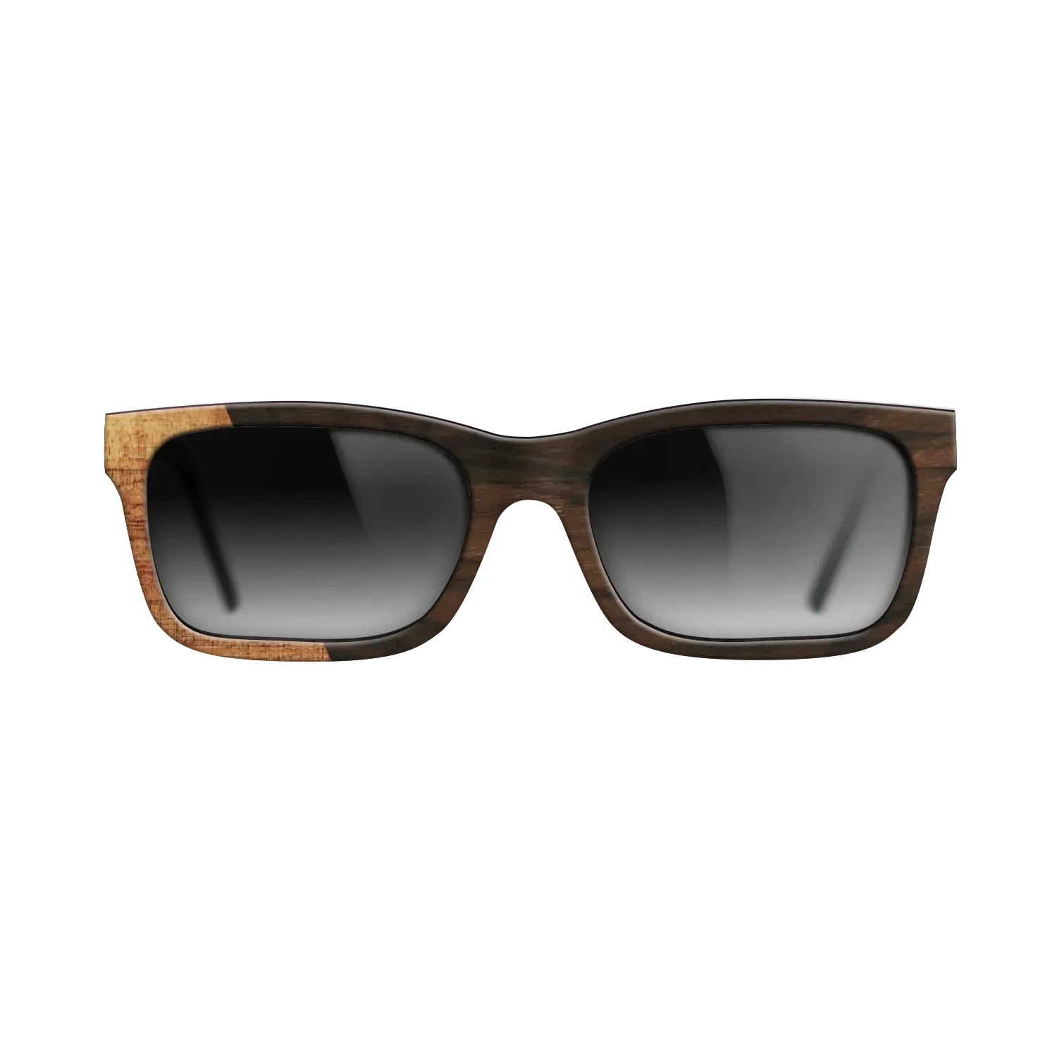 Koa,Ziricote Dark Quartered: Bauhaus - The Sage - Rectangle - SIRIS wood optic