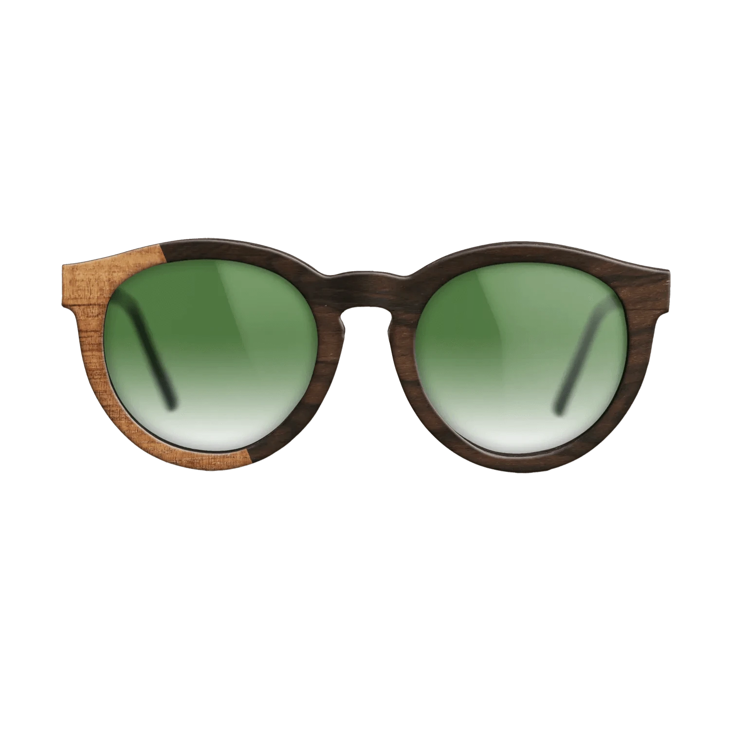 Koa,Ziricote Dark Quartered: Bauhaus - The Rebel - Round - SIRIS wood optic