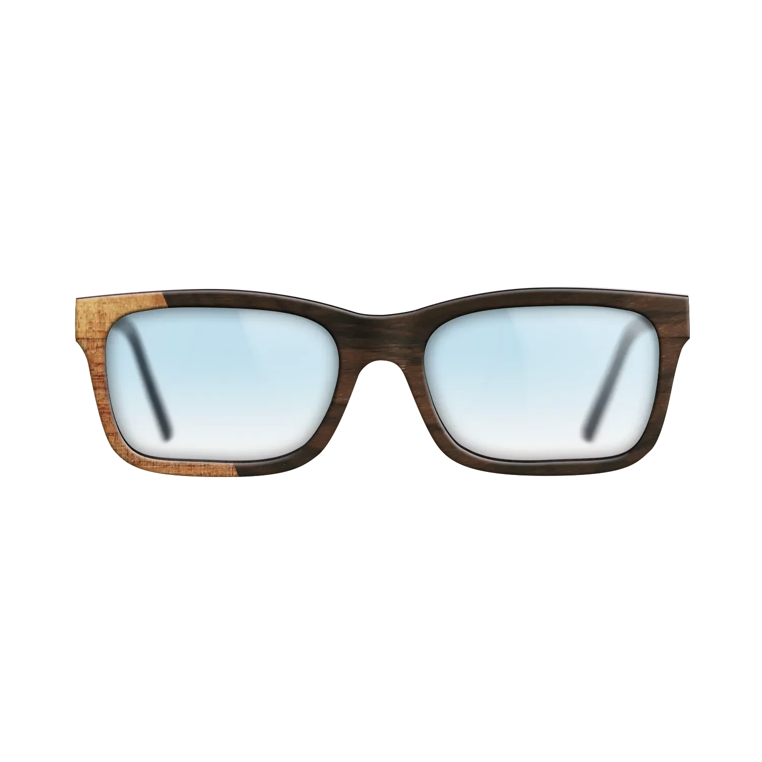 Koa,Ziricote Dark Quartered: Bauhaus - The Sage - Rectangle - SIRIS wood optic