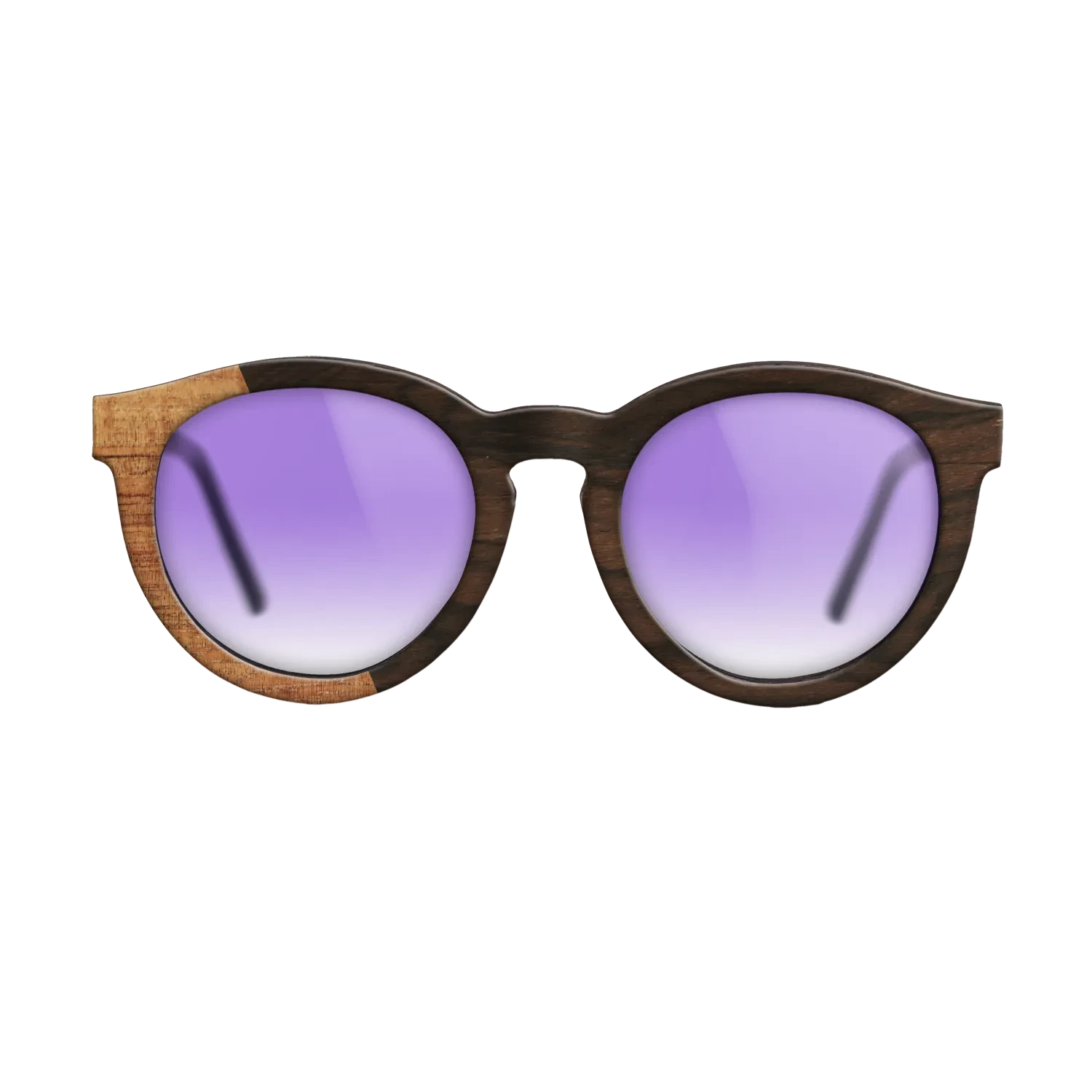 Koa,Ziricote Dark Quartered: Bauhaus - The Rebel - Round - SIRIS wood optic