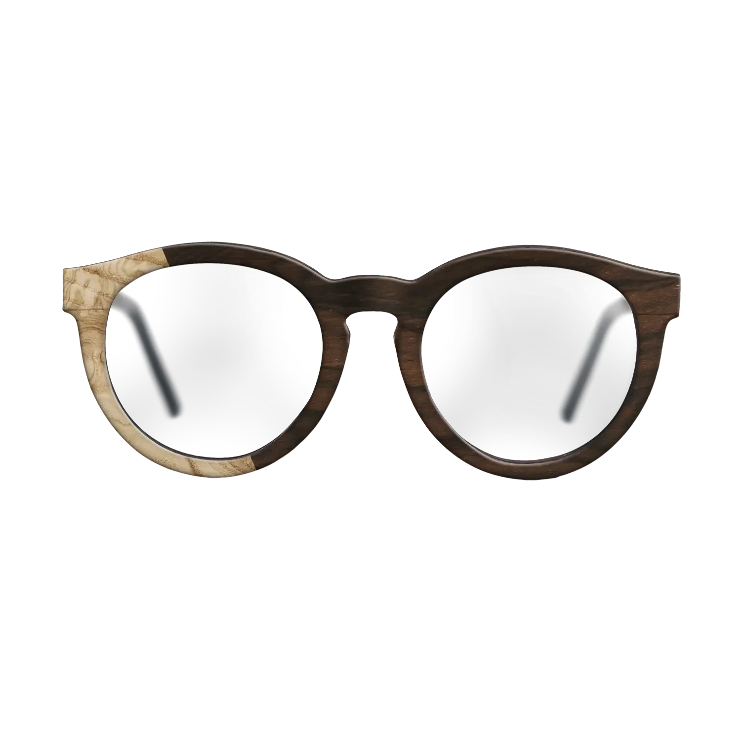 Ziricote Dark Quartered,Olive Burl: Bauhaus - The Rebel - Round - SIRIS wood optic