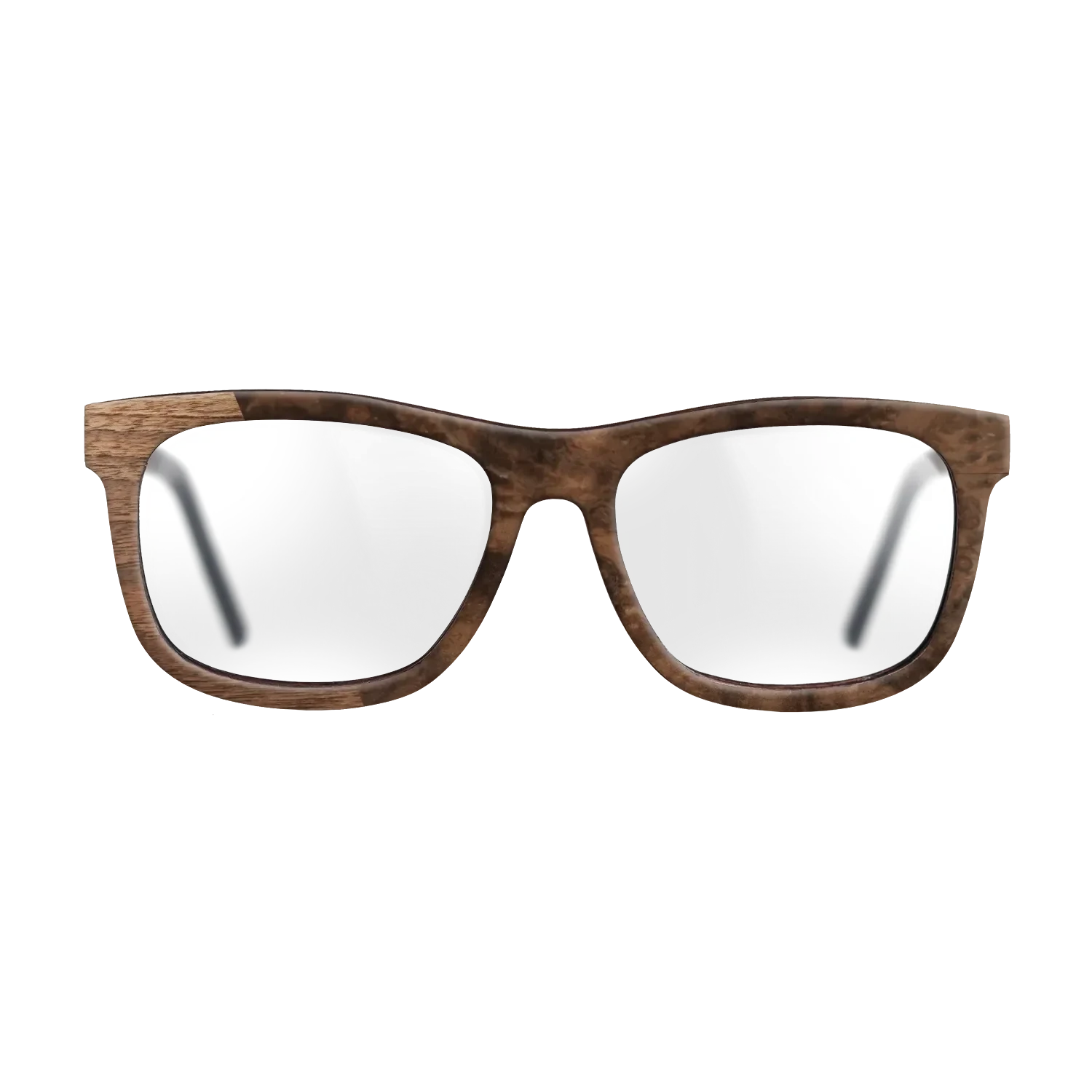 Walnut Claro Light,Walnut Burl: Bauhaus - The Hero - Square - SIRIS wood optic