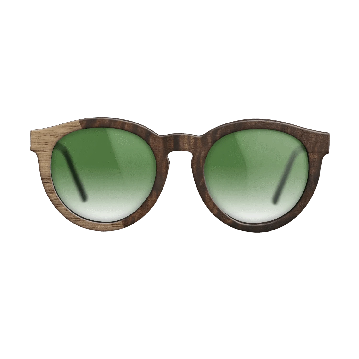 Walnut: Straight Grain,Fumed Eucalyptus: Bauhaus - The Rebel - Round - 1354 - SIRIS wood optic