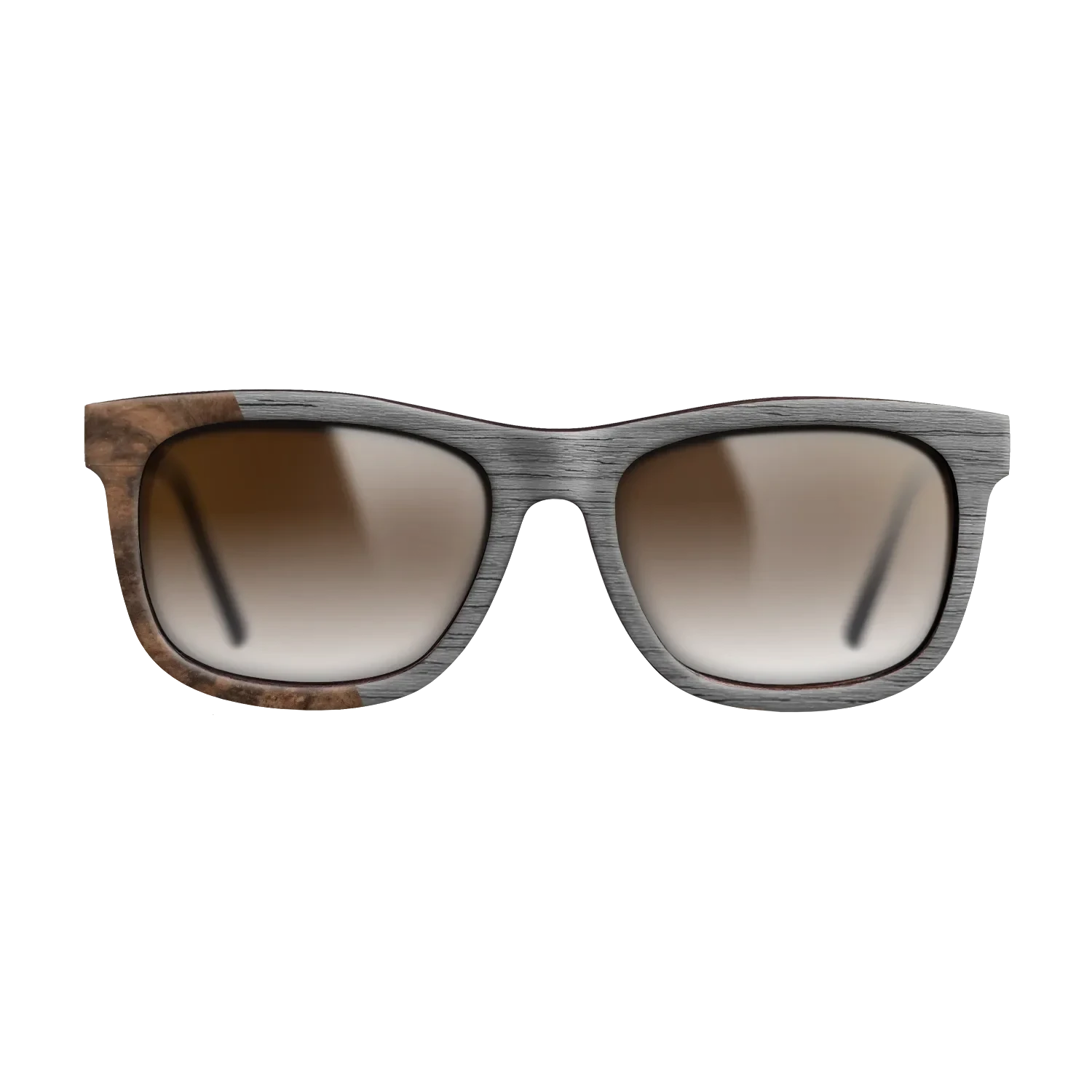 Poplar Dyed: Grey,Walnut Burl: Bauhaus - The Hero - Square - 700 - SIRIS wood optic