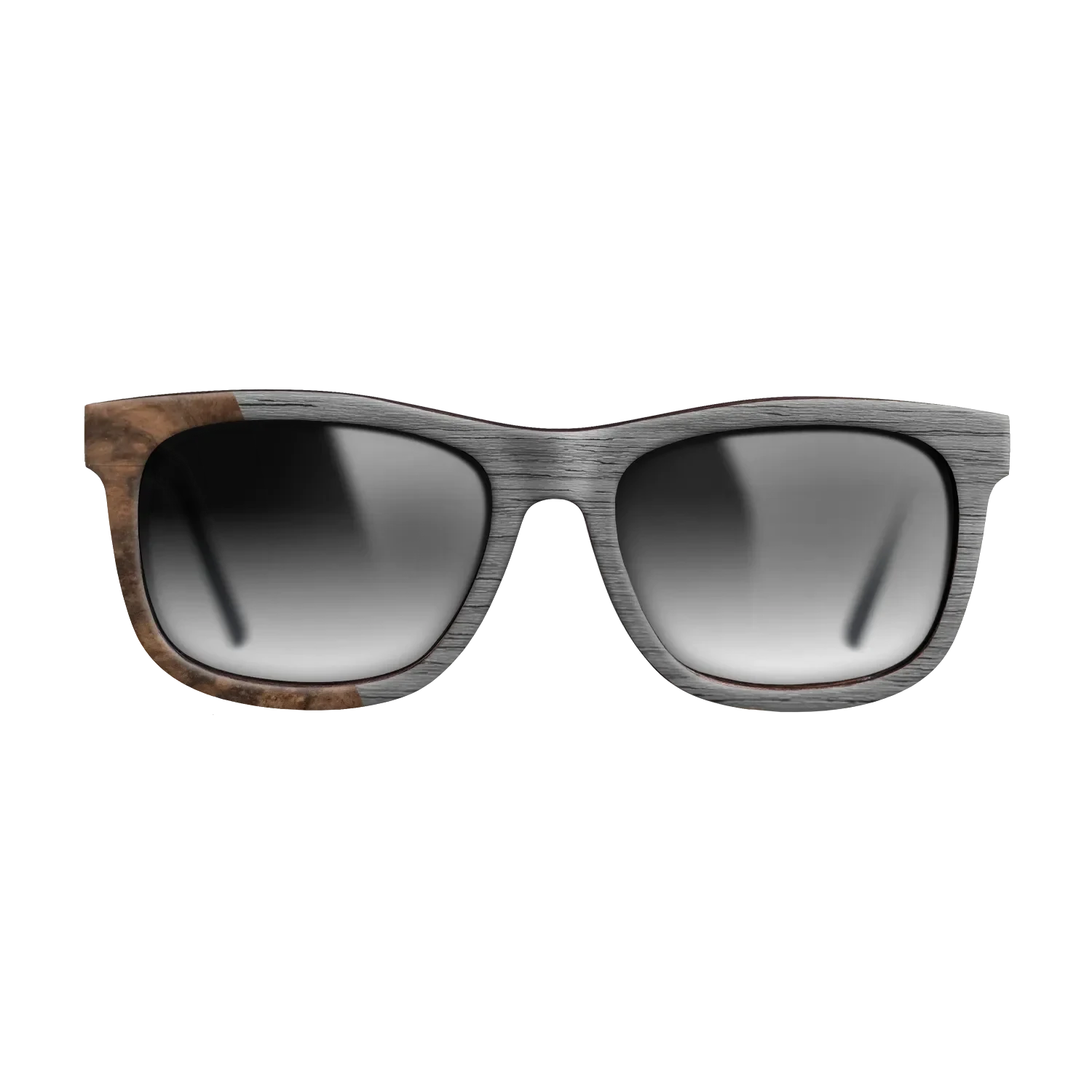 Poplar Dyed: Grey,Walnut Burl: Bauhaus - The Hero - Square - 700 - SIRIS wood optic