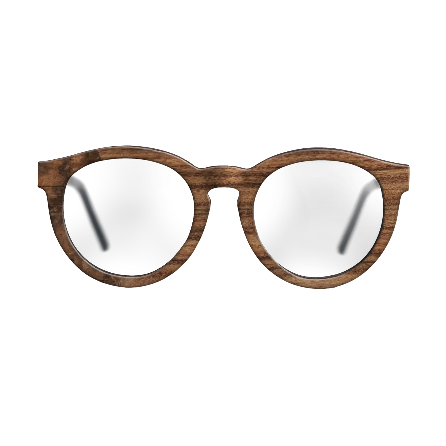 Walnut Burl,Santos Rosewood Dark: Bauhaus - The Rebel - Round - SIRIS wood optic