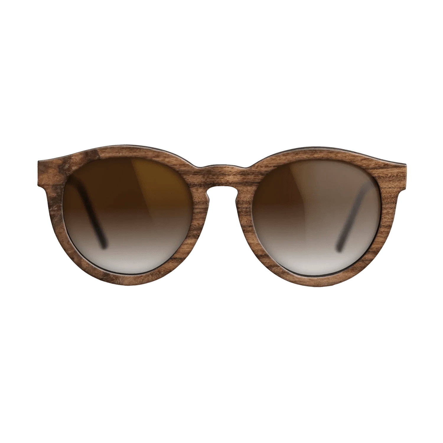 Walnut Burl,Santos Rosewood Dark: Bauhaus - The Rebel - Round - SIRIS wood optic