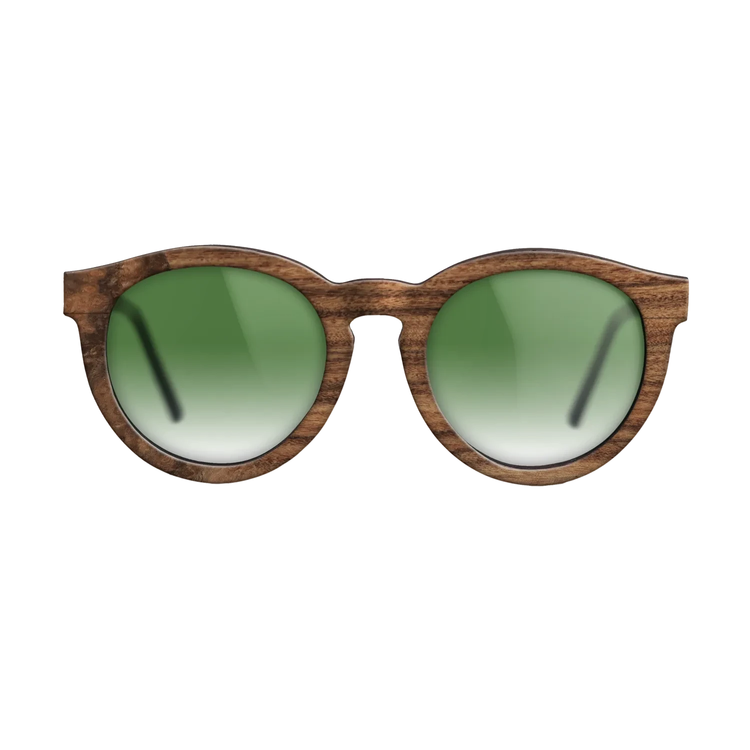 Walnut Burl,Santos Rosewood Dark: Bauhaus - The Rebel - Round - SIRIS wood optic