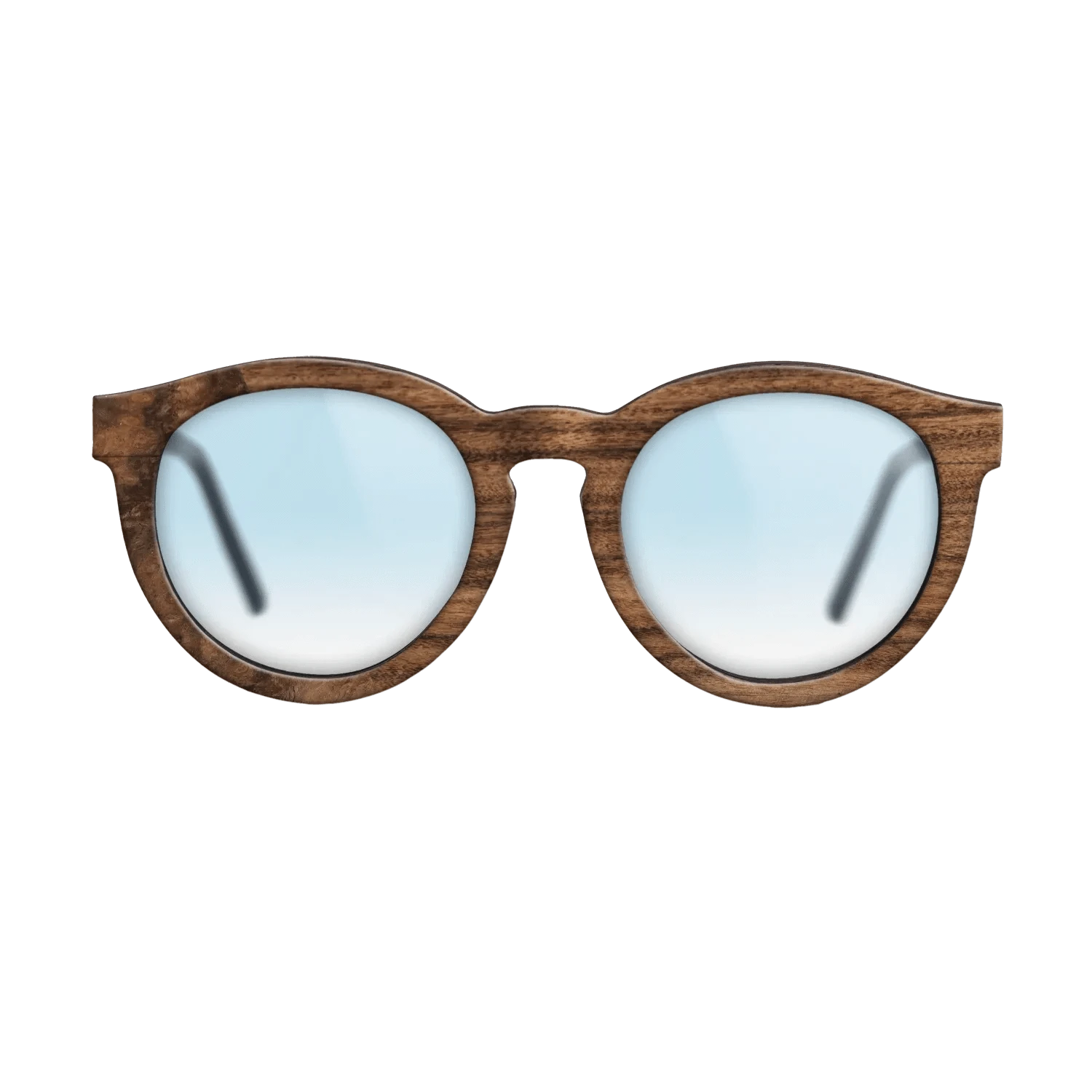 Walnut Burl,Santos Rosewood Dark: Bauhaus - The Rebel - Round - SIRIS wood optic