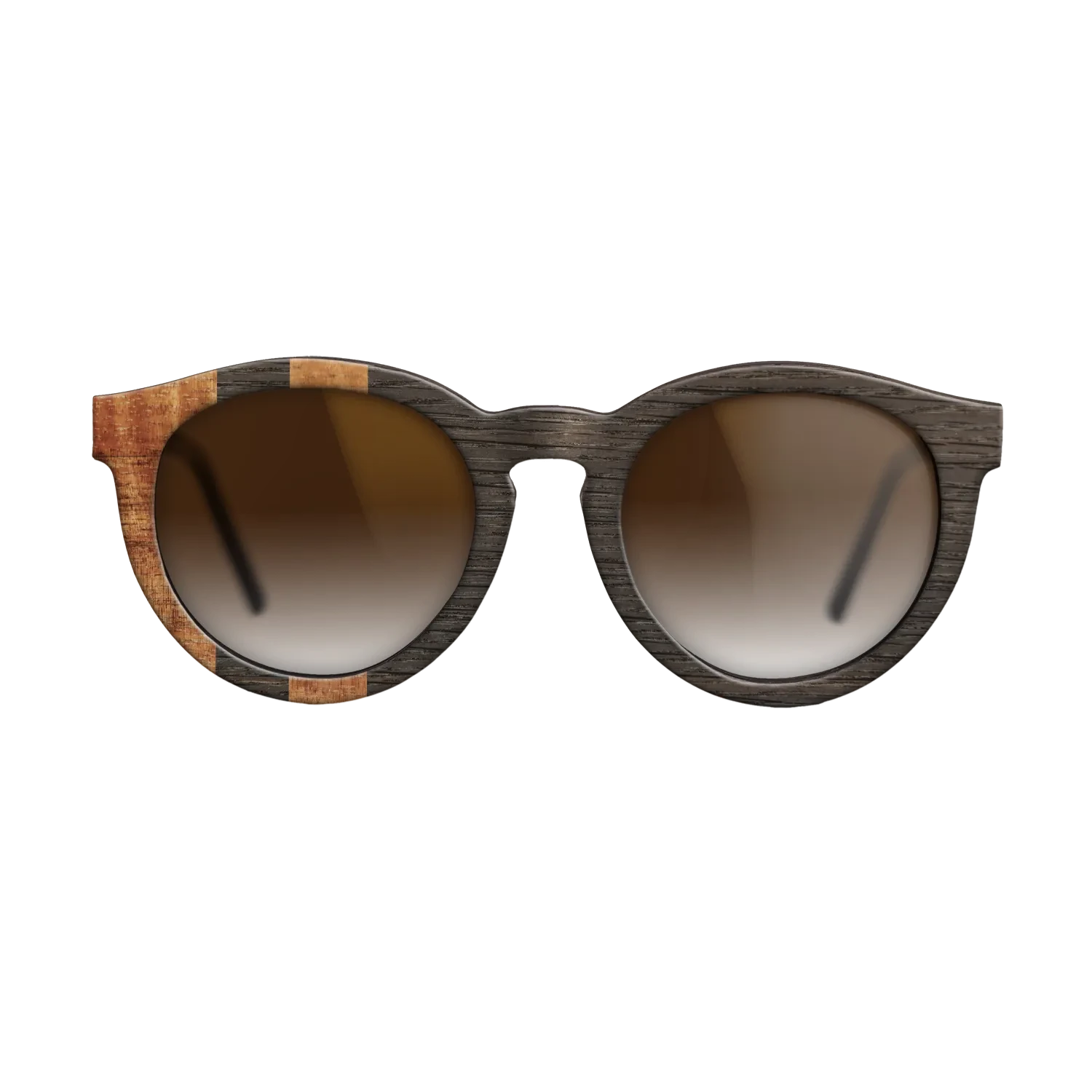 Koa,Fumed Oak: Splice - The Rebel - Round - SIRIS wood optic