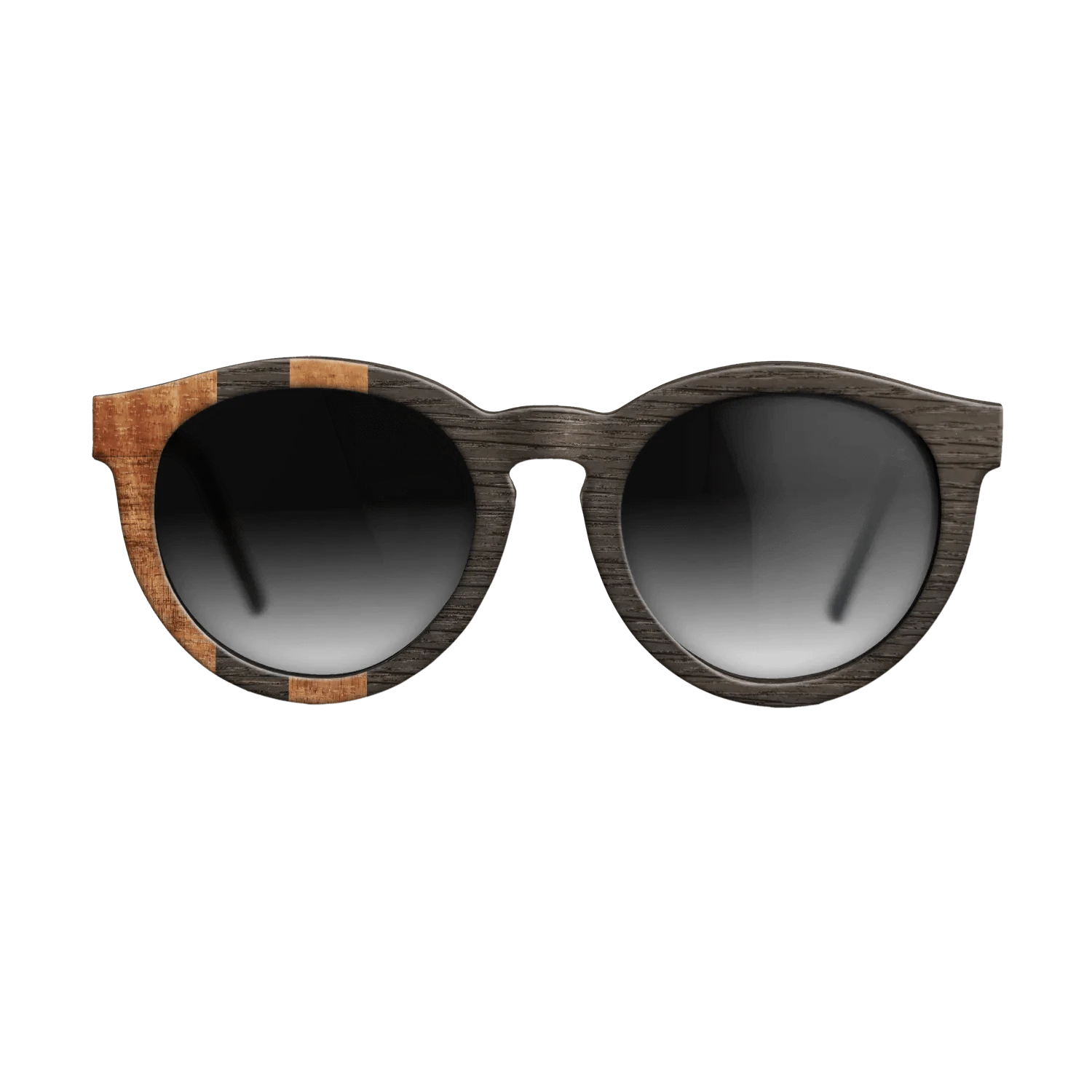 Koa,Fumed Oak: Splice - The Rebel - Round - SIRIS wood optic