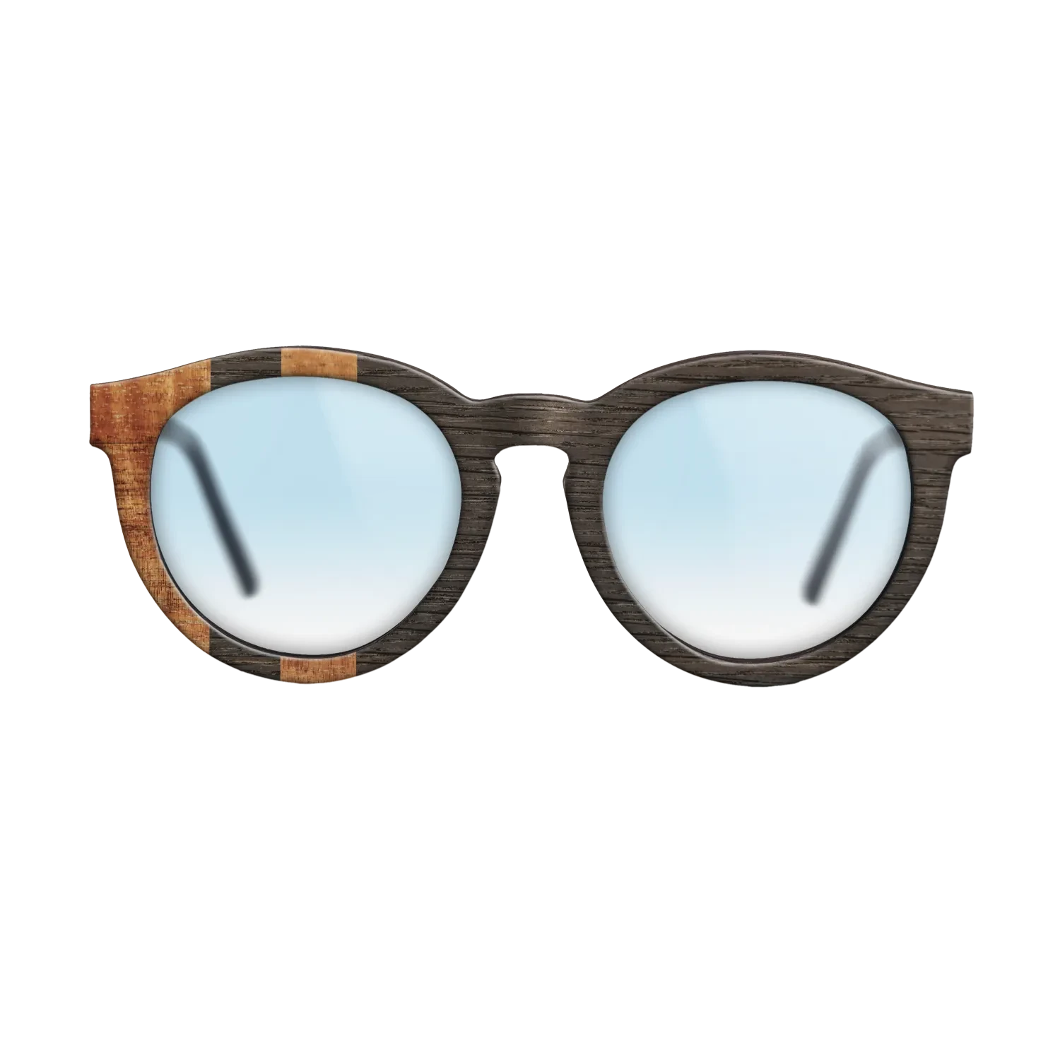 Koa,Fumed Oak: Splice - The Rebel - Round - SIRIS wood optic