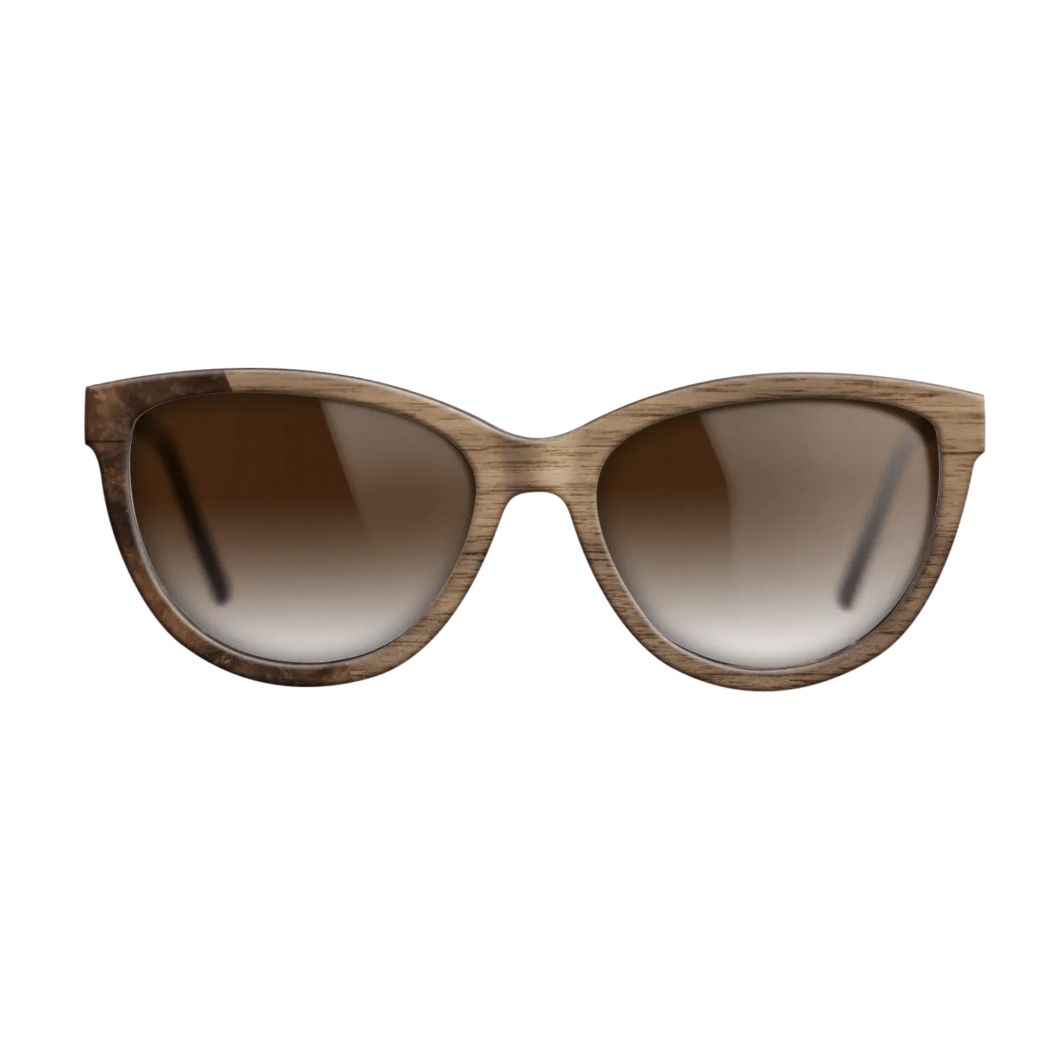 Walnut: Straight Grain,Walnut Burl: Bauhaus - The Maiden - Cat - 1873 - SIRIS wood optic