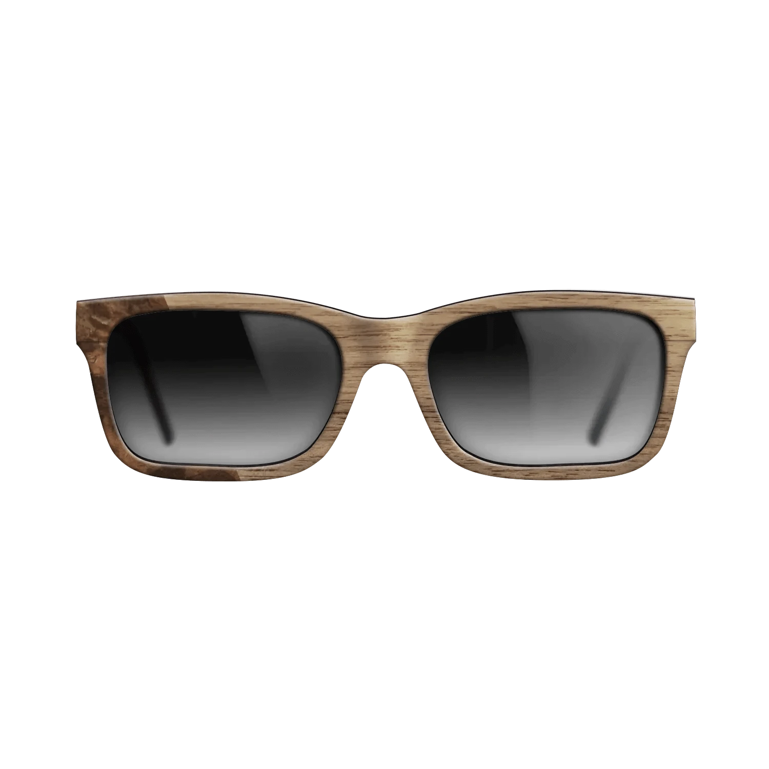 Walnut: Straight Grain,Walnut Burl: Bauhaus - The Sage - Rectangle - 1873 - SIRIS wood optic