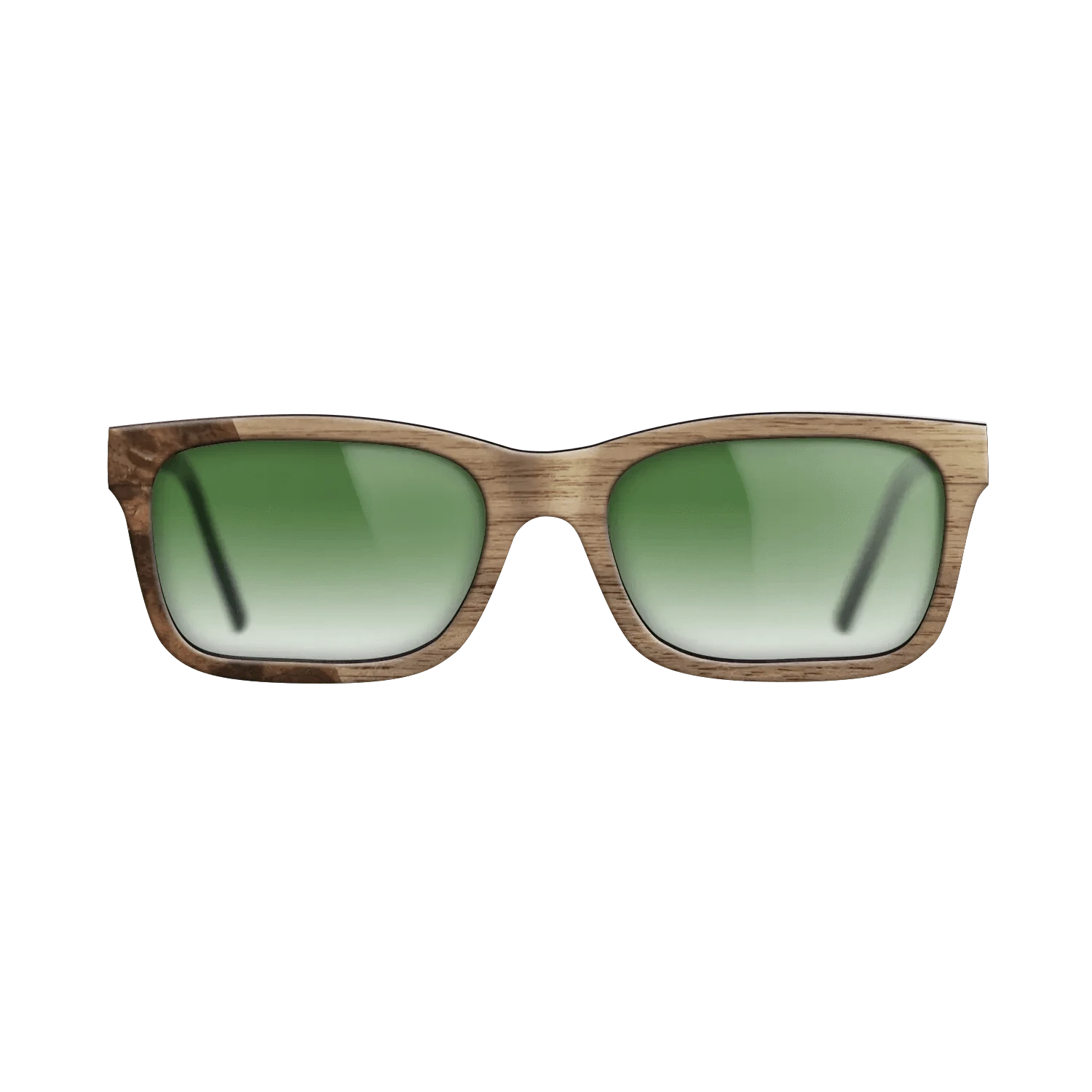 Walnut: Straight Grain,Walnut Burl: Bauhaus - The Sage - Rectangle - 1873 - SIRIS wood optic