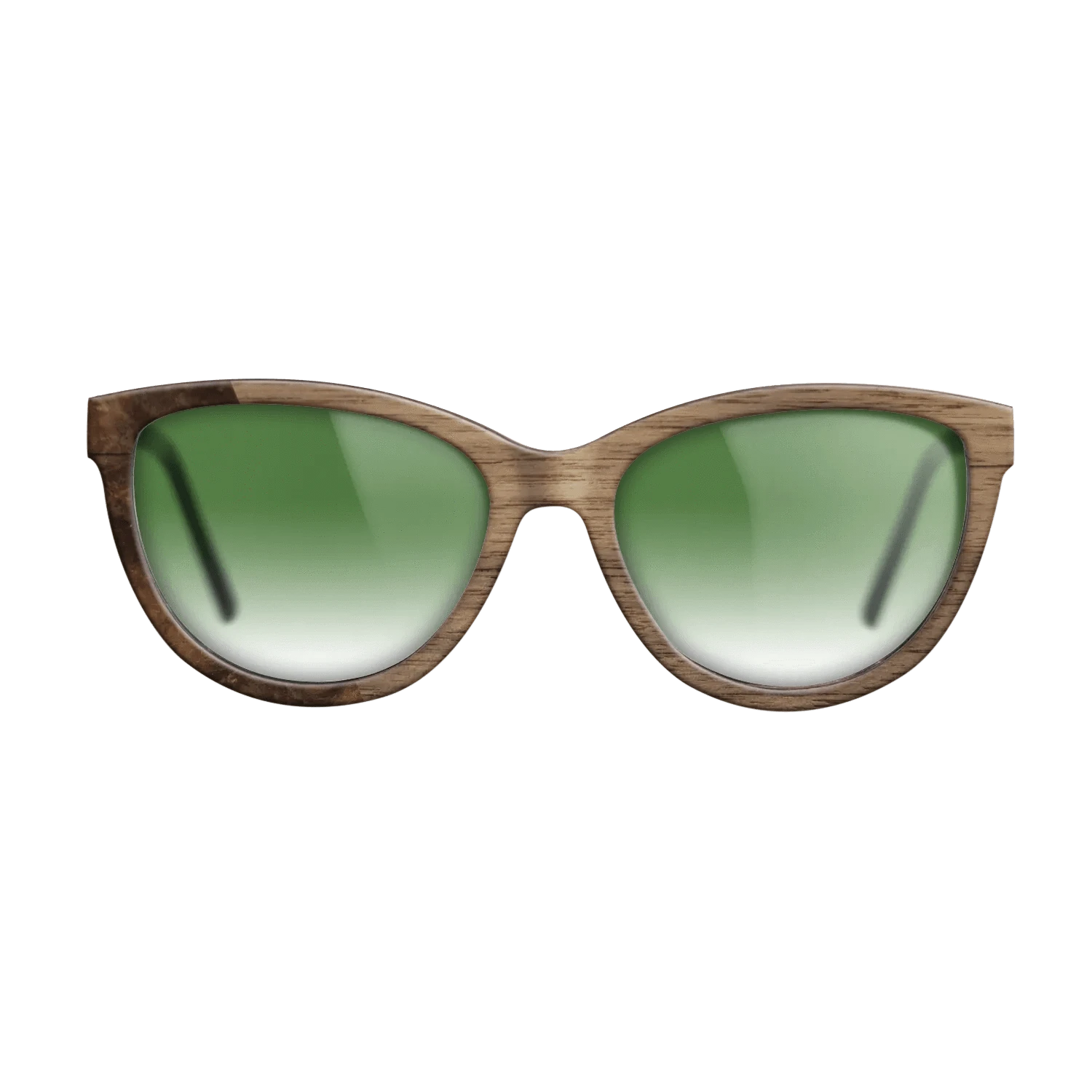 Walnut: Straight Grain,Walnut Burl: Bauhaus - The Maiden - Cat - 1873 - SIRIS wood optic